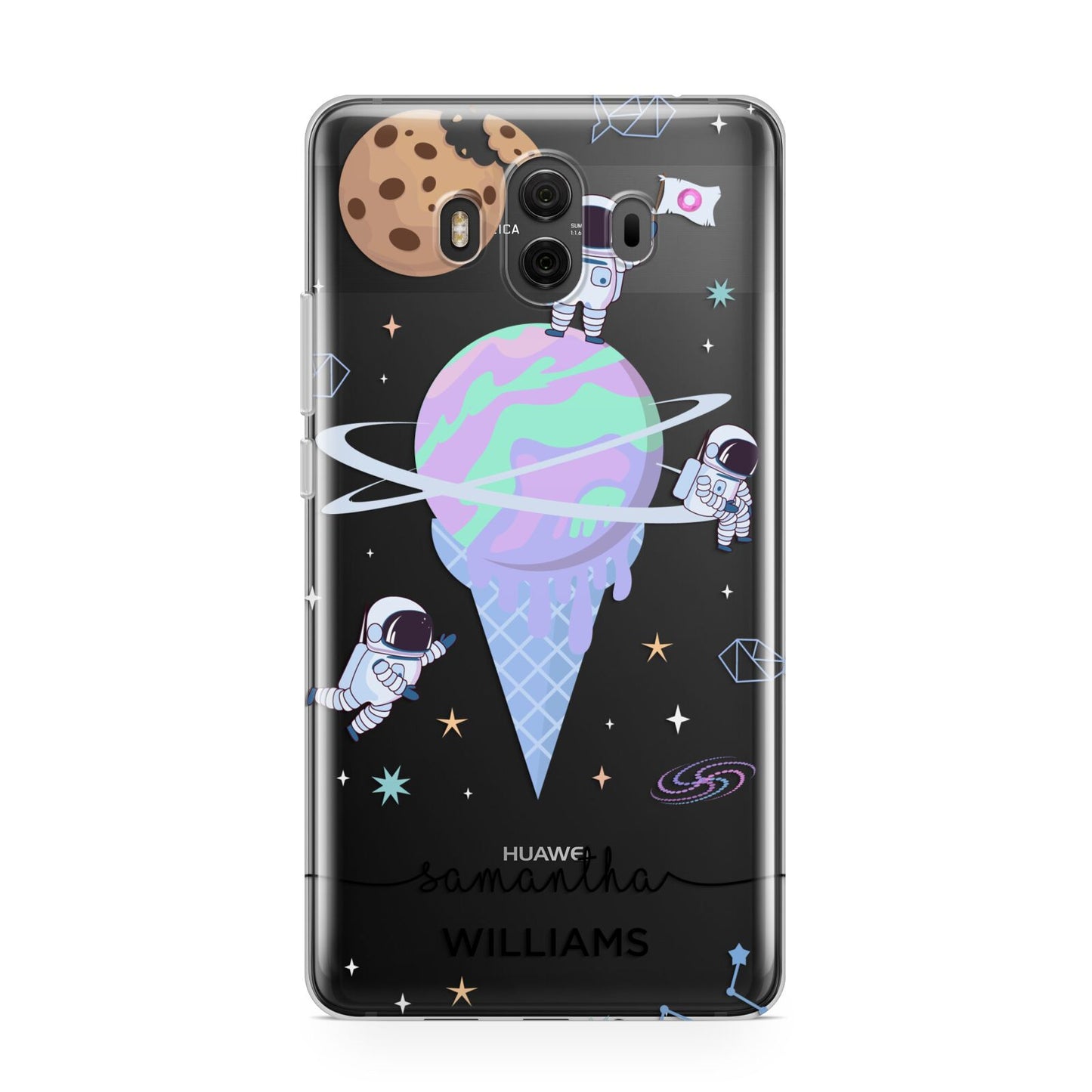 Ice Cream Planets with Name Huawei Mate 10 Protective Phone Case