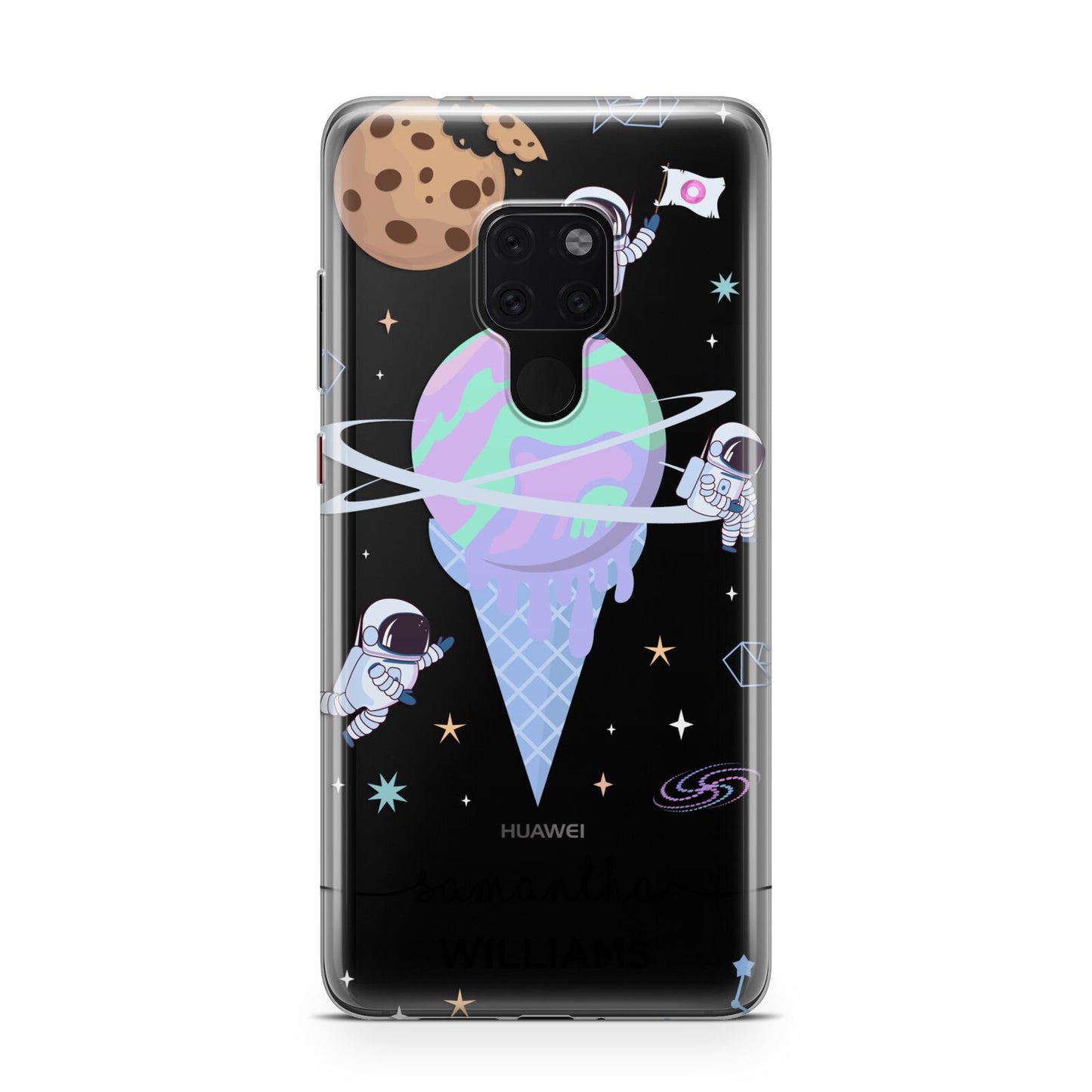 Ice Cream Planets with Name Huawei Mate 20 Phone Case