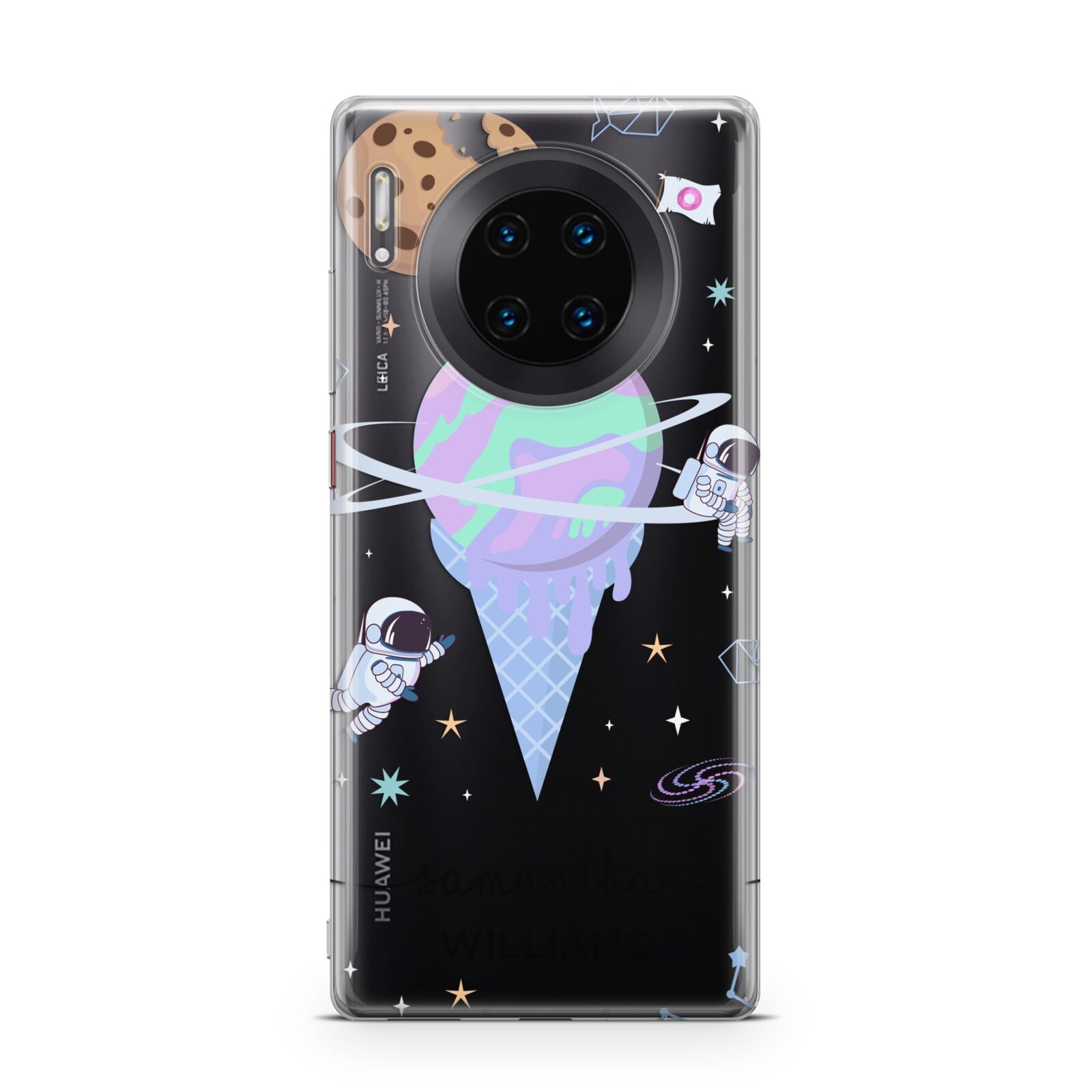 Ice Cream Planets with Name Huawei Mate 30 Pro Phone Case