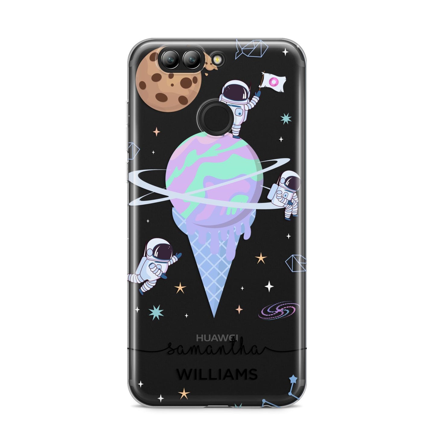 Ice Cream Planets with Name Huawei Nova 2s Phone Case