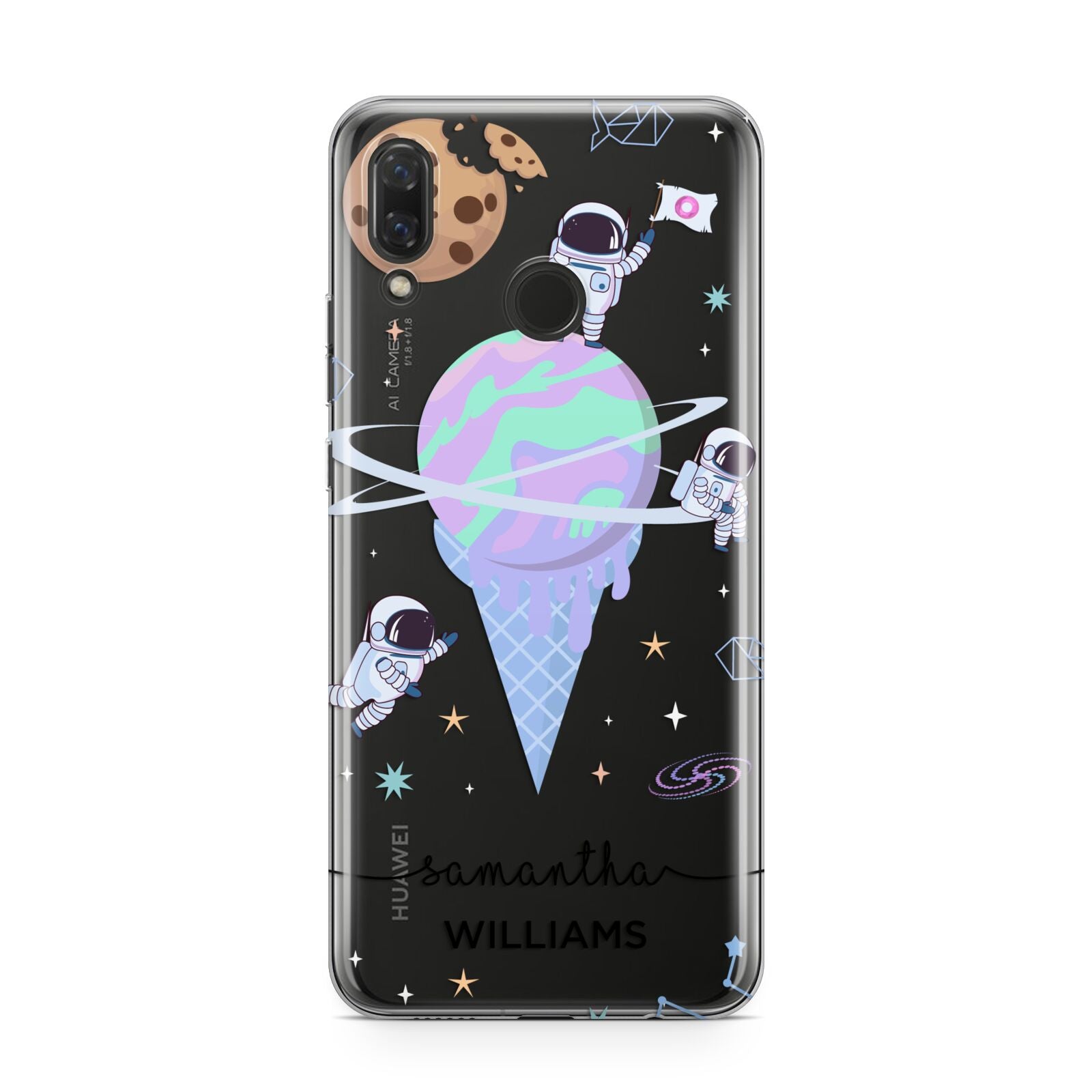 Ice Cream Planets with Name Huawei Nova 3 Phone Case