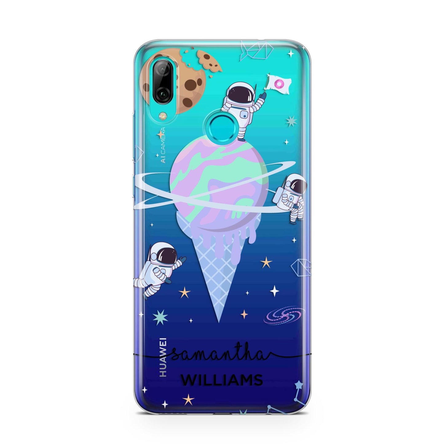 Ice Cream Planets with Name Huawei P Smart 2019 Case