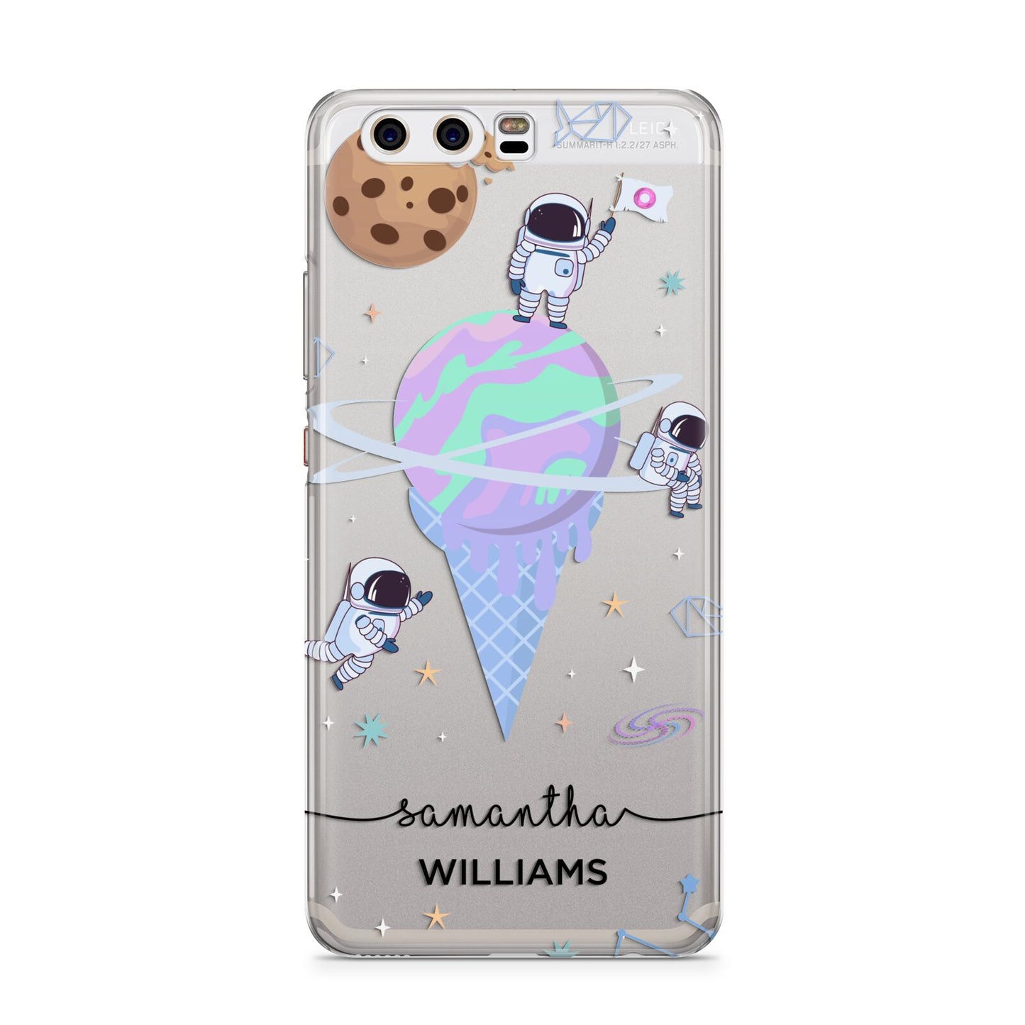 Ice Cream Planets with Name Huawei P10 Phone Case