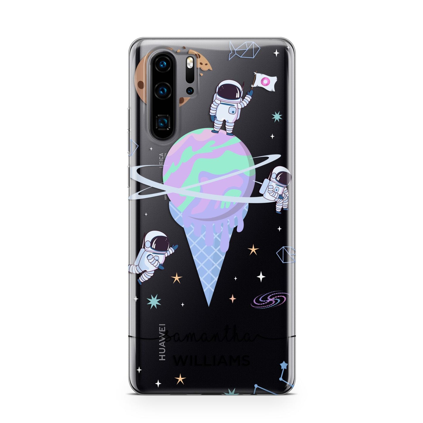 Ice Cream Planets with Name Huawei P30 Pro Phone Case