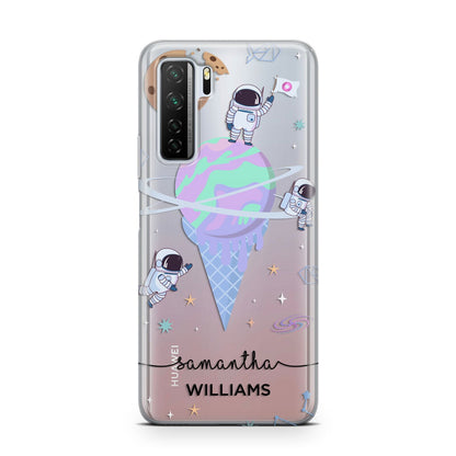 Ice Cream Planets with Name Huawei P40 Lite 5G Phone Case