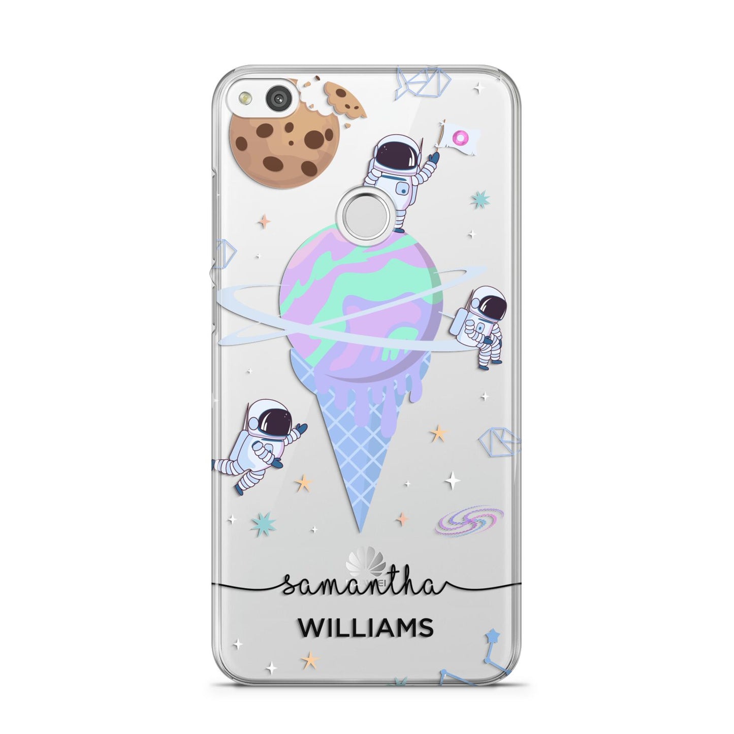 Ice Cream Planets with Name Huawei P8 Lite Case