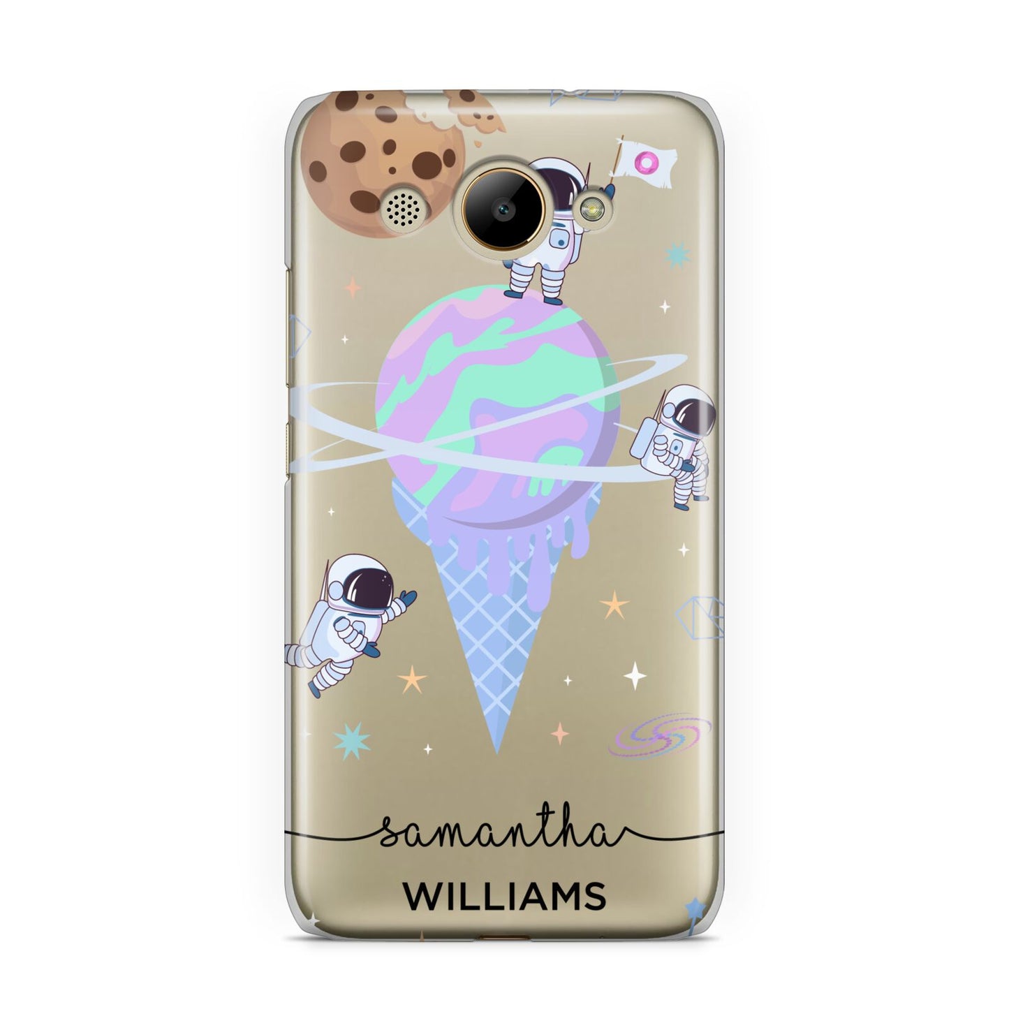 Ice Cream Planets with Name Huawei Y3 2017