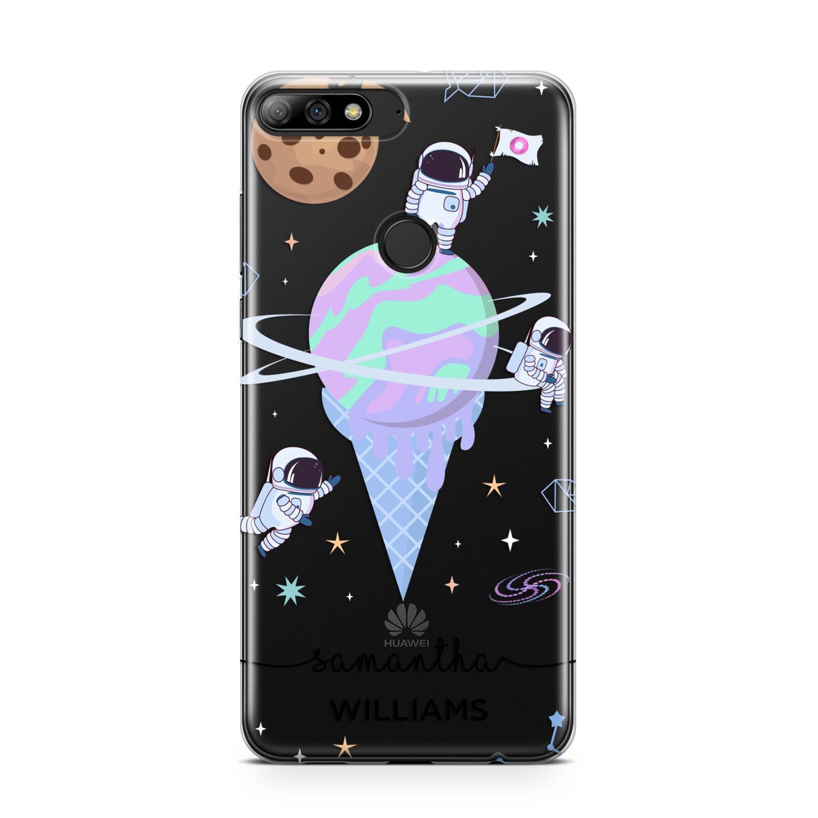 Ice Cream Planets with Name Huawei Y7 2018