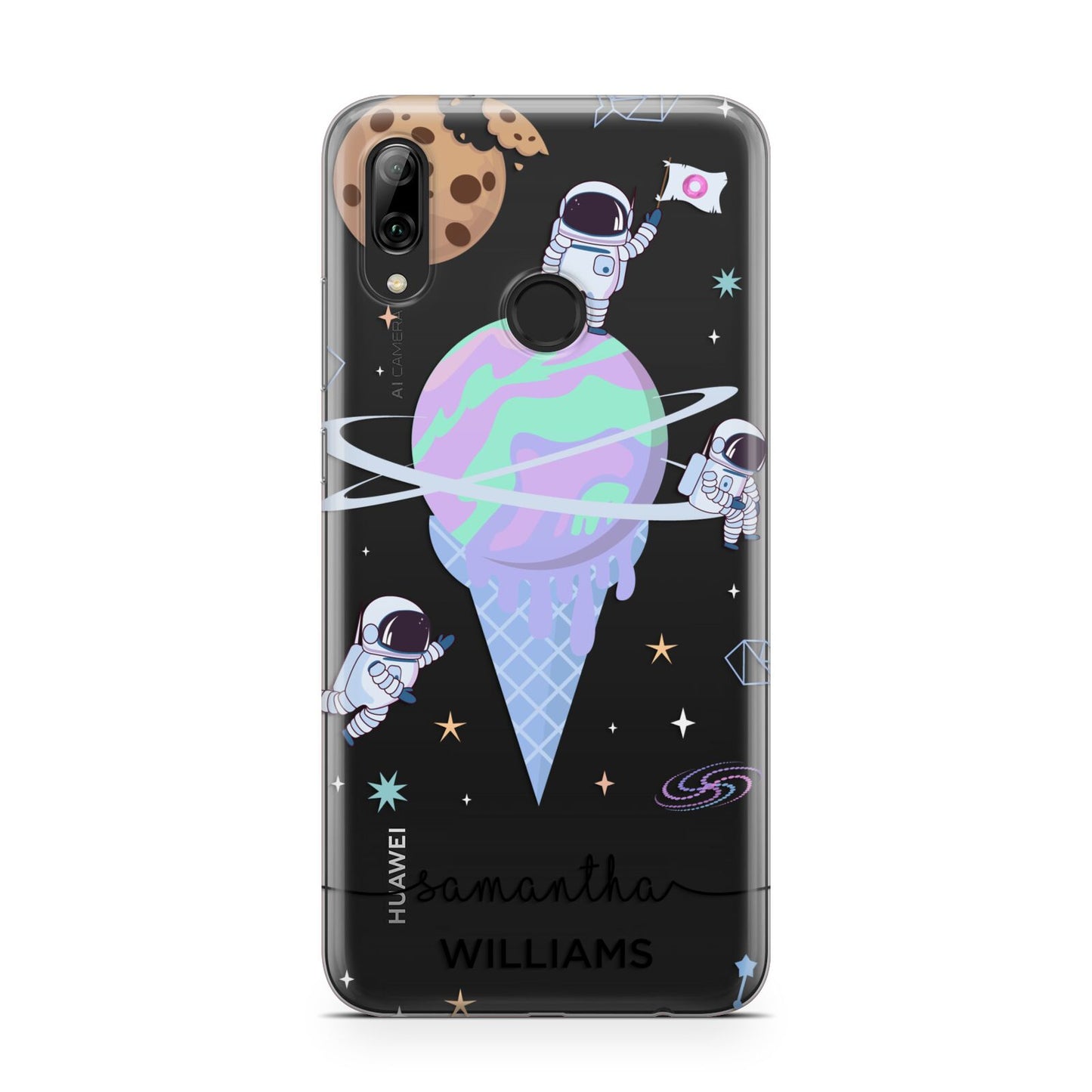 Ice Cream Planets with Name Huawei Y7 2019