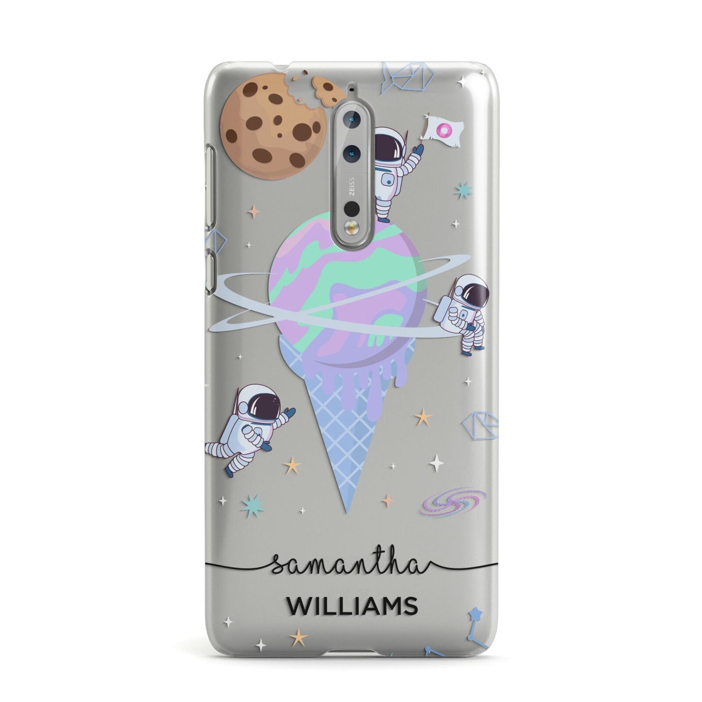 Ice Cream Planets with Name Nokia Case