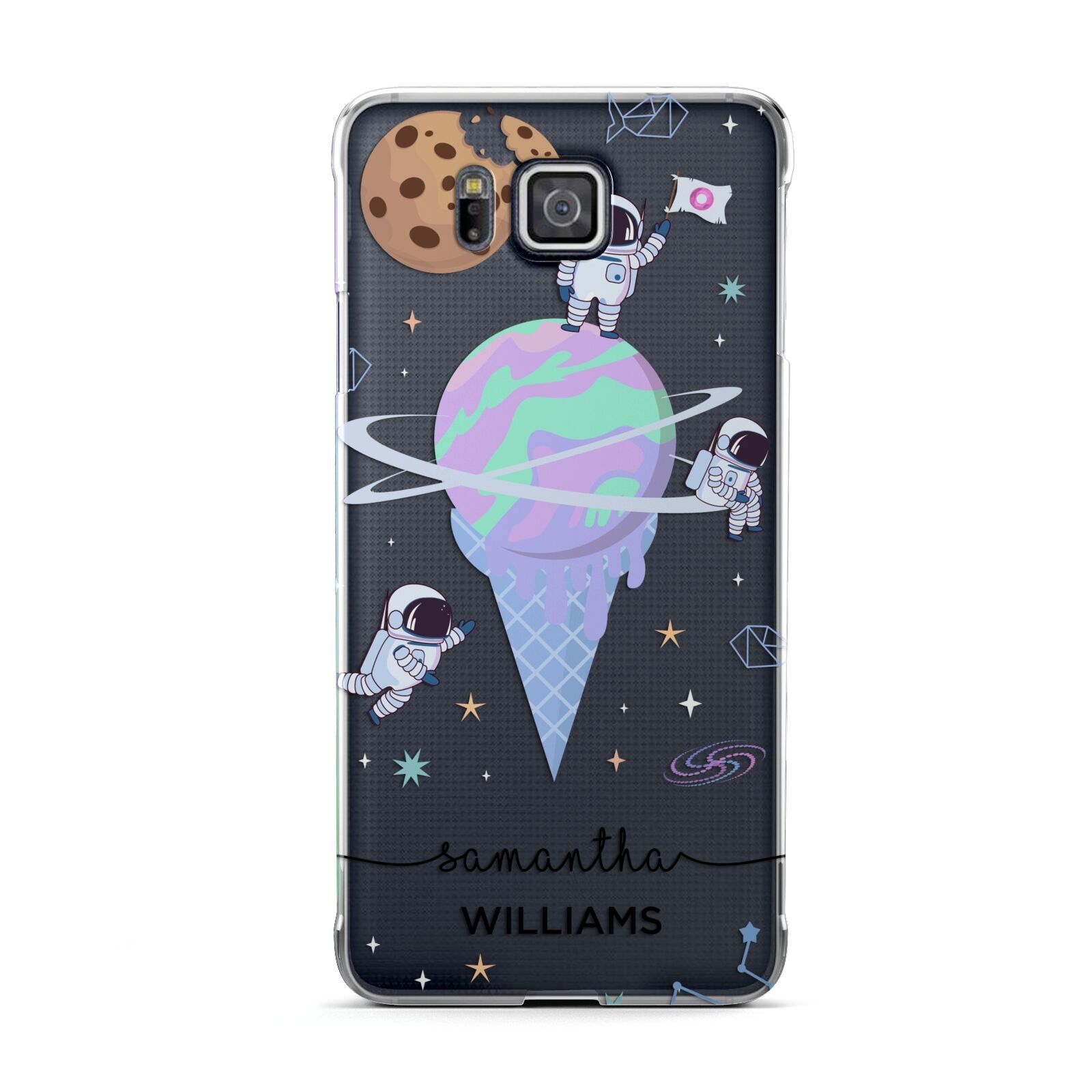 Ice Cream Planets with Name Samsung Galaxy Alpha Case