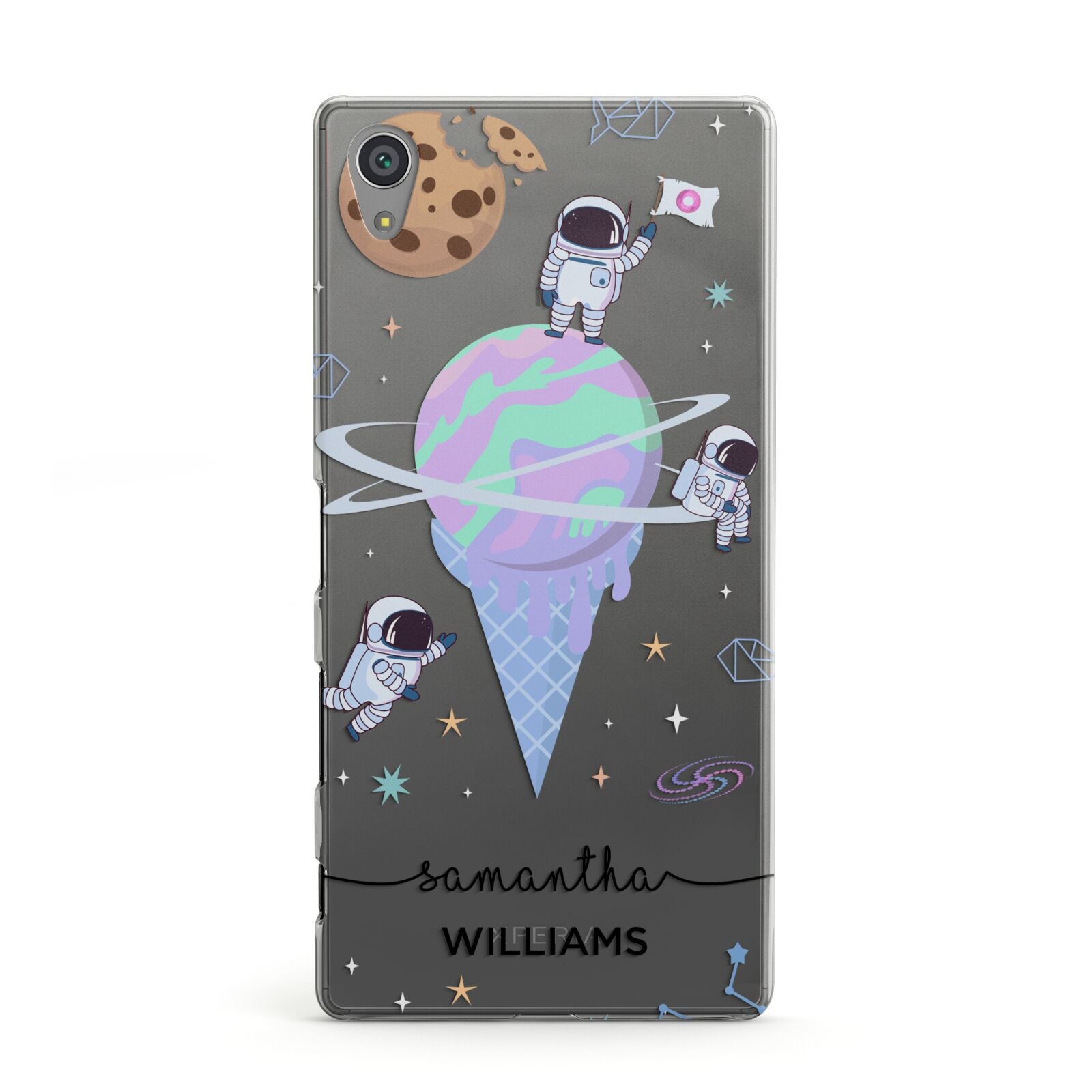 Ice Cream Planets with Name Sony Xperia Case