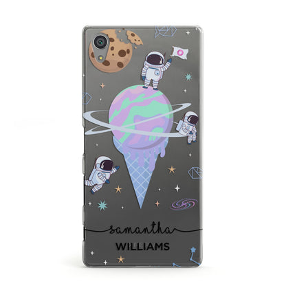 Ice Cream Planets with Name Sony Xperia Case