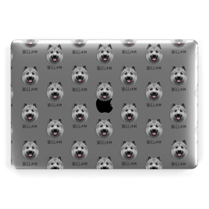 Icelandic Sheepdog Icon with Name Apple MacBook Case