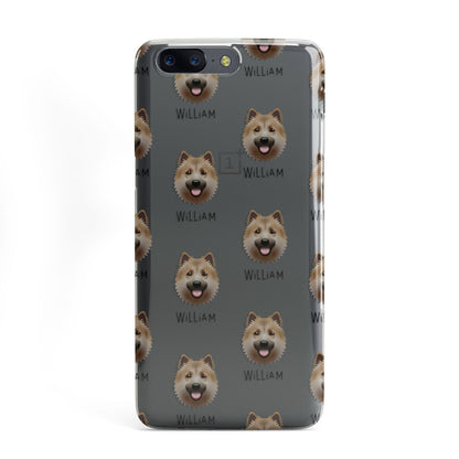 Icelandic Sheepdog Icon with Name OnePlus Case