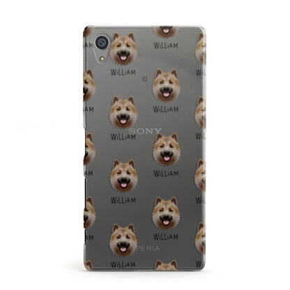 Icelandic Sheepdog Icon with Name Sony Xperia Case