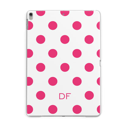 Initial Dots Personalised Apple iPad Silver Case