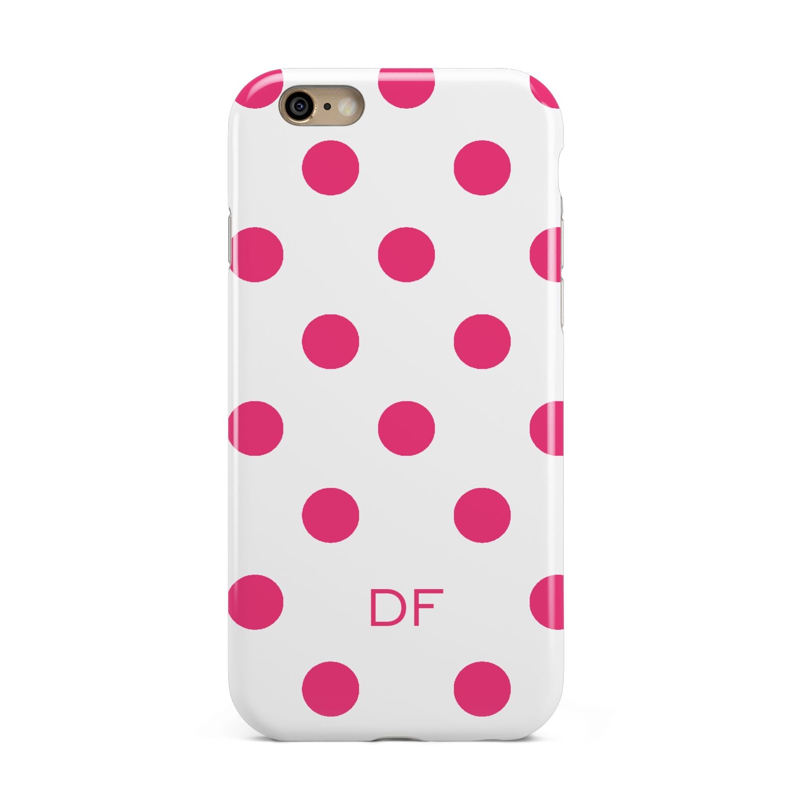 Initial Dots Personalised Apple iPhone 6 3D Tough Case