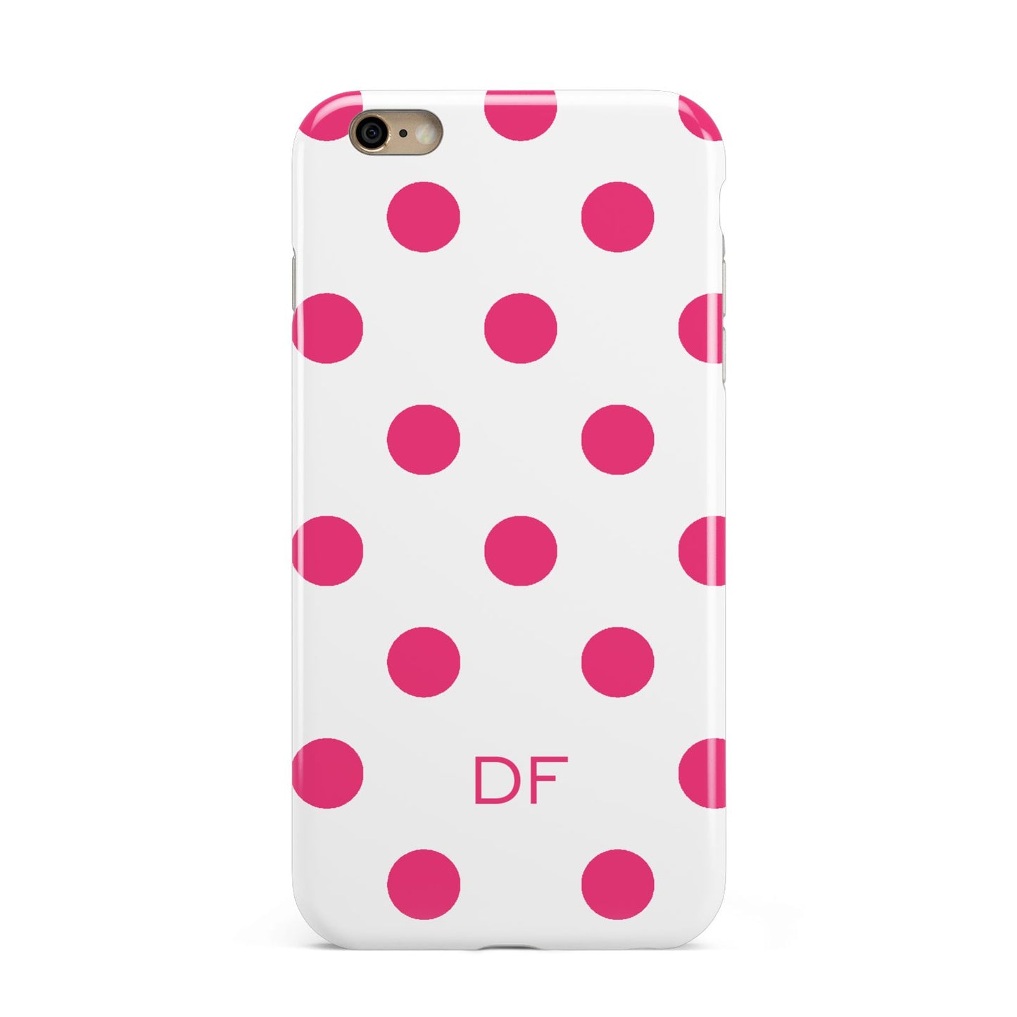 Initial Dots Personalised Apple iPhone 6 Plus 3D Tough Case