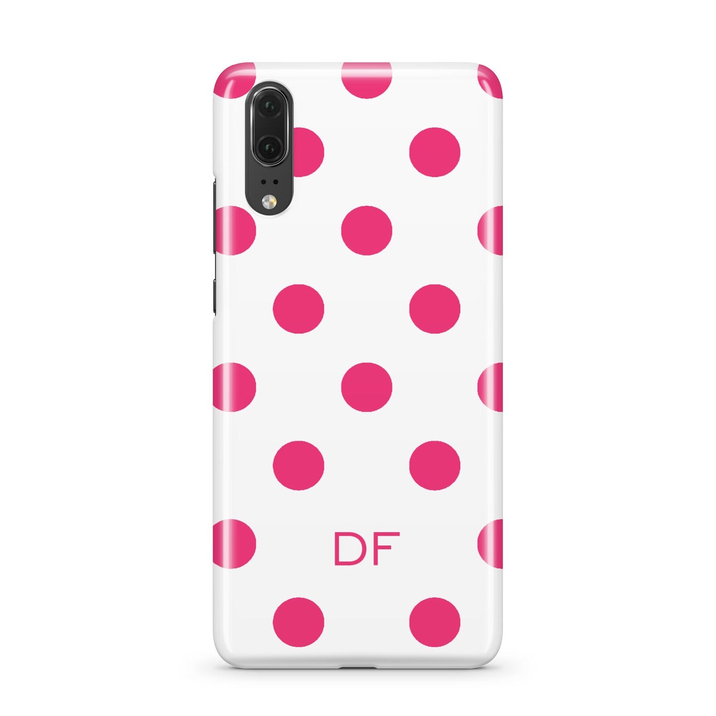 Initial Dots Personalised Huawei P20 Phone Case