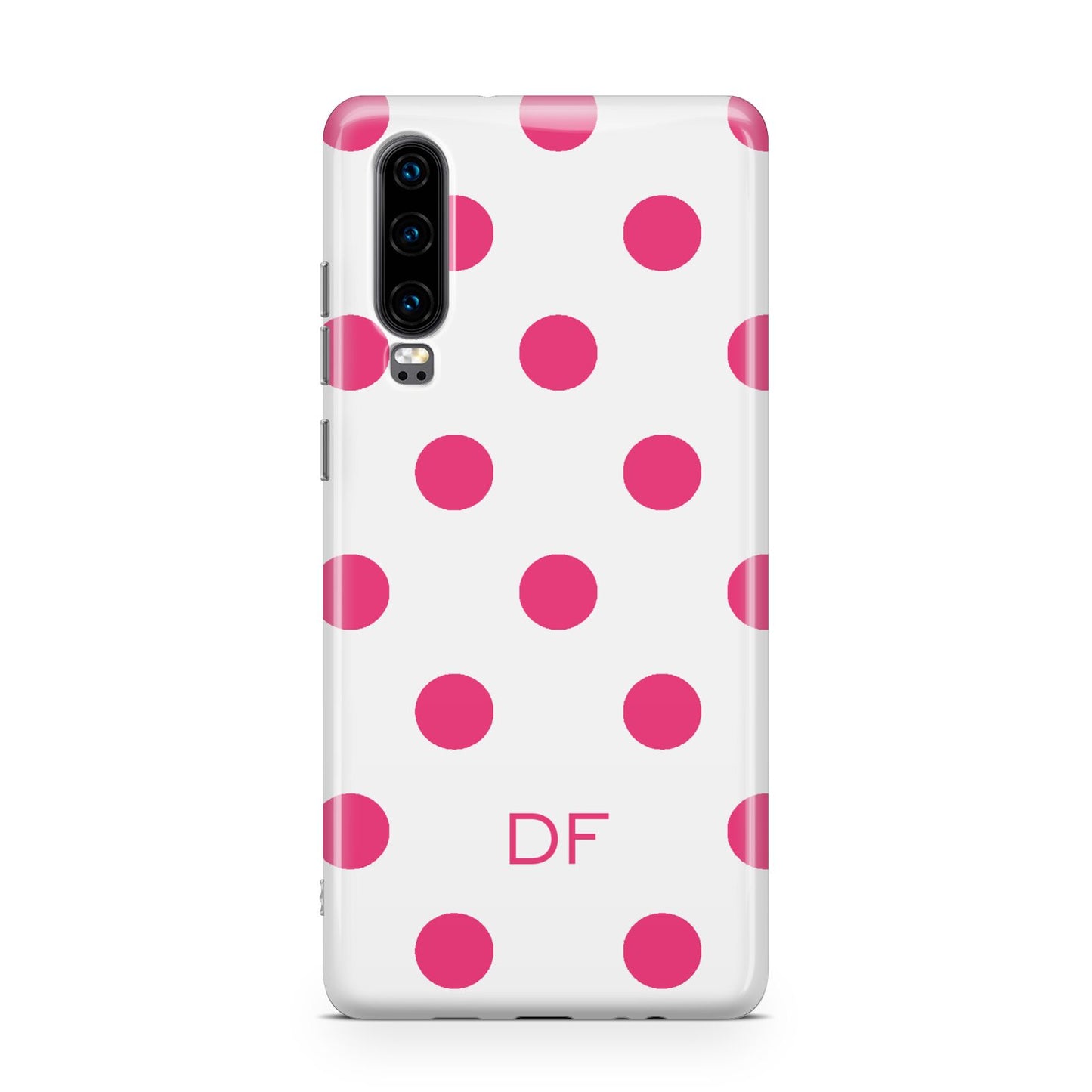 Initial Dots Personalised Huawei P30 Phone Case
