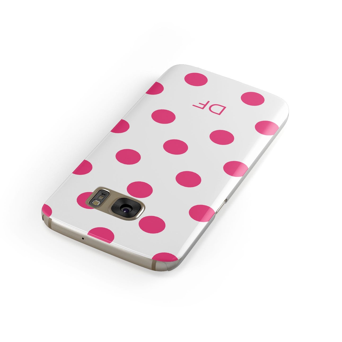 Initial Dots Personalised Samsung Galaxy Case Front Close Up