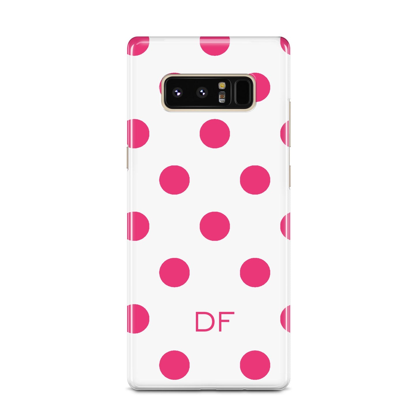 Initial Dots Personalised Samsung Galaxy Note 8 Case