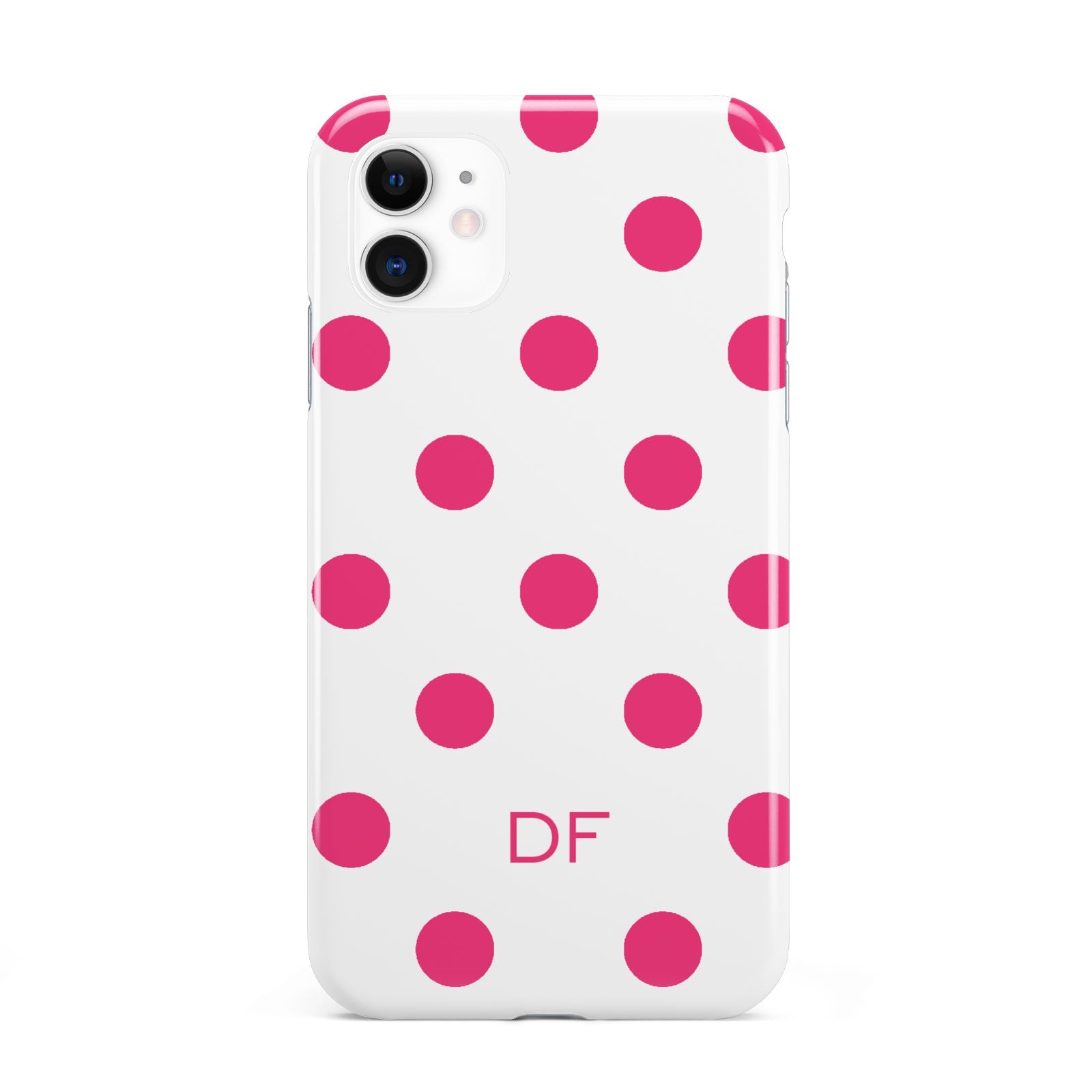 Initial Dots Personalised iPhone 11 3D Tough Case