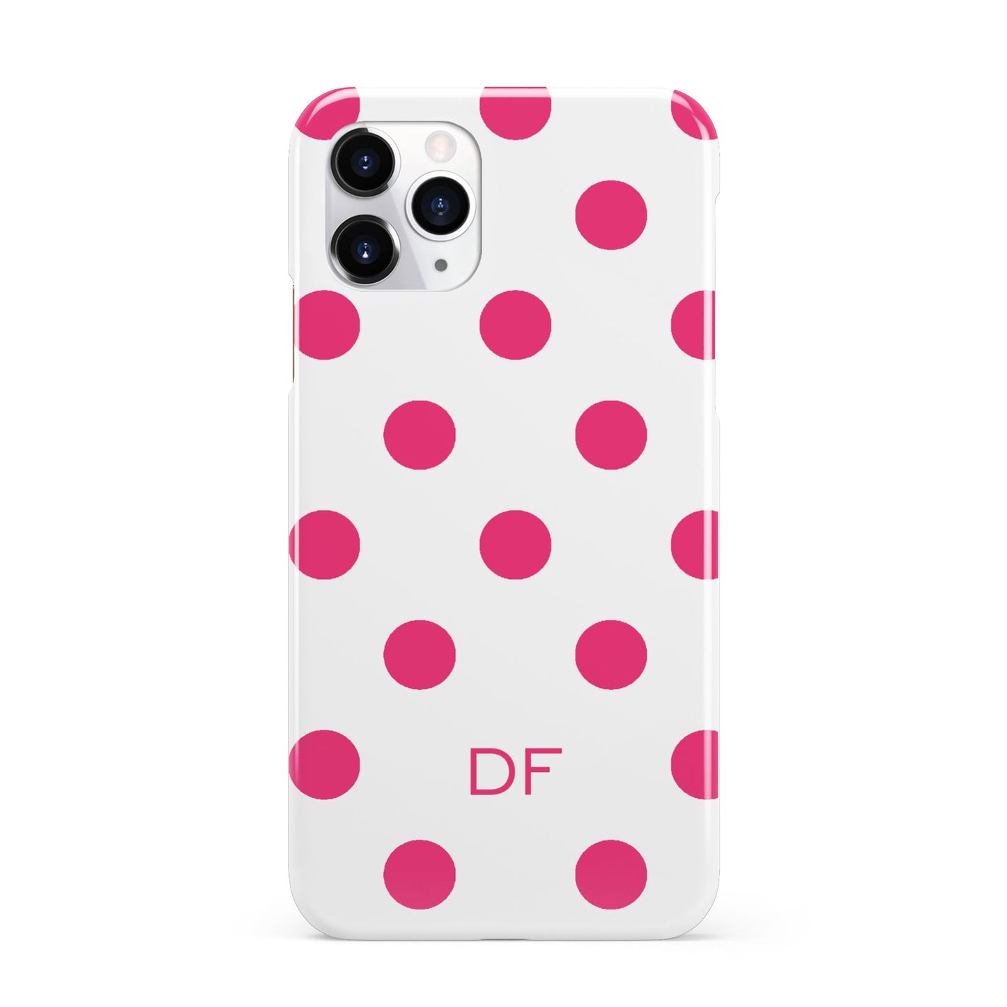 Initial Dots Personalised iPhone 11 Pro 3D Snap Case