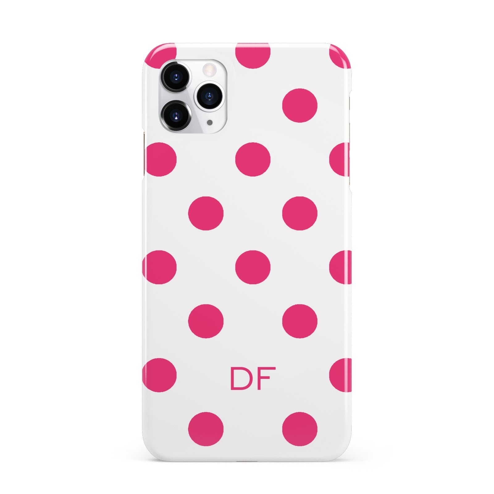 Initial Dots Personalised iPhone 11 Pro Max 3D Snap Case