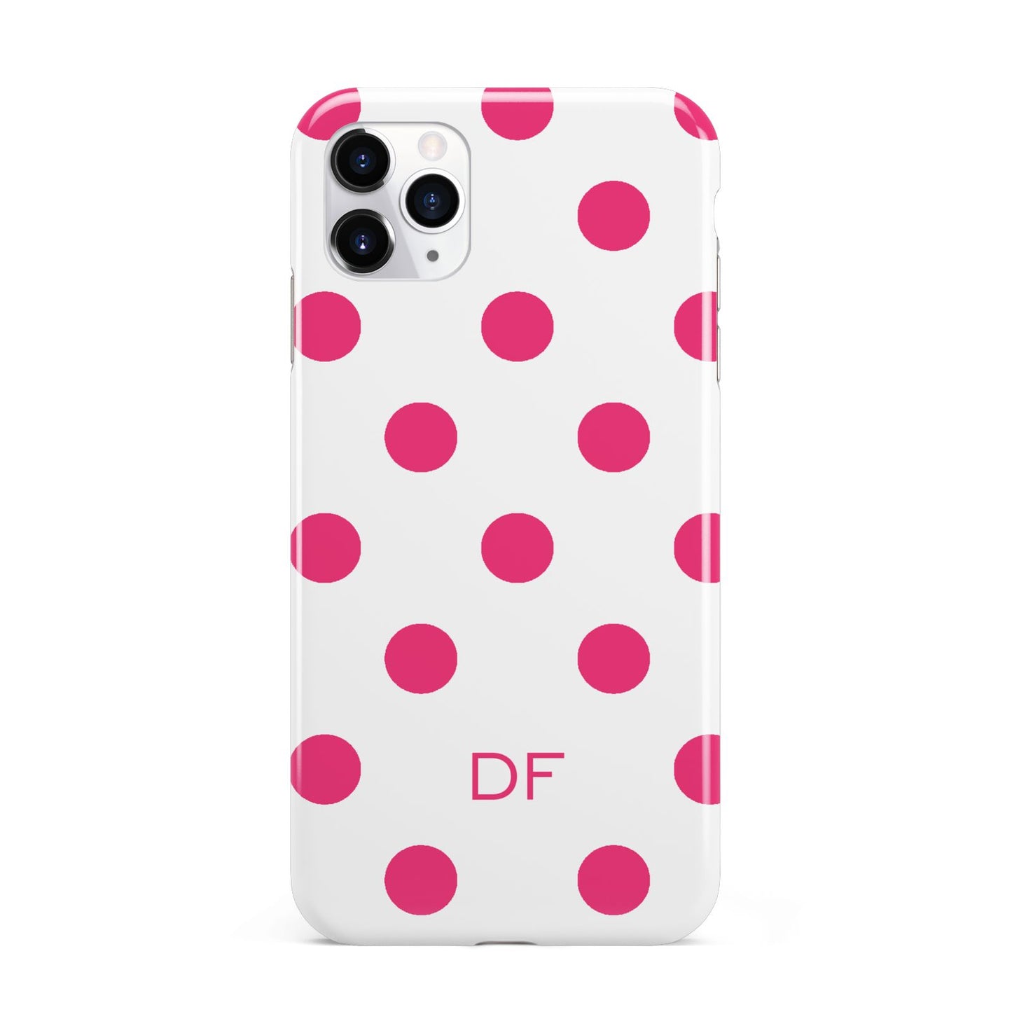 Initial Dots Personalised iPhone 11 Pro Max 3D Tough Case