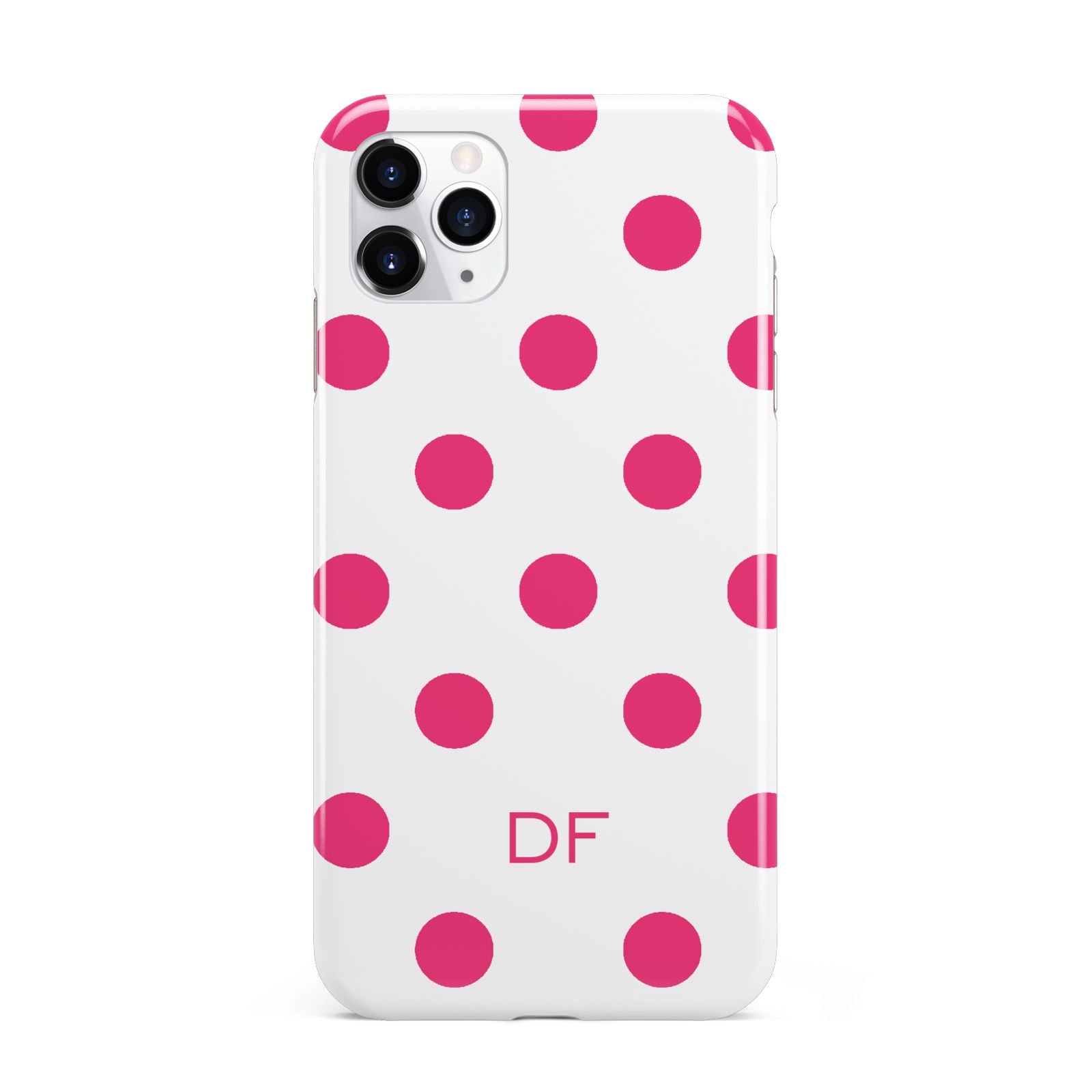 Initial Dots Personalised iPhone 11 Pro Max 3D Tough Case