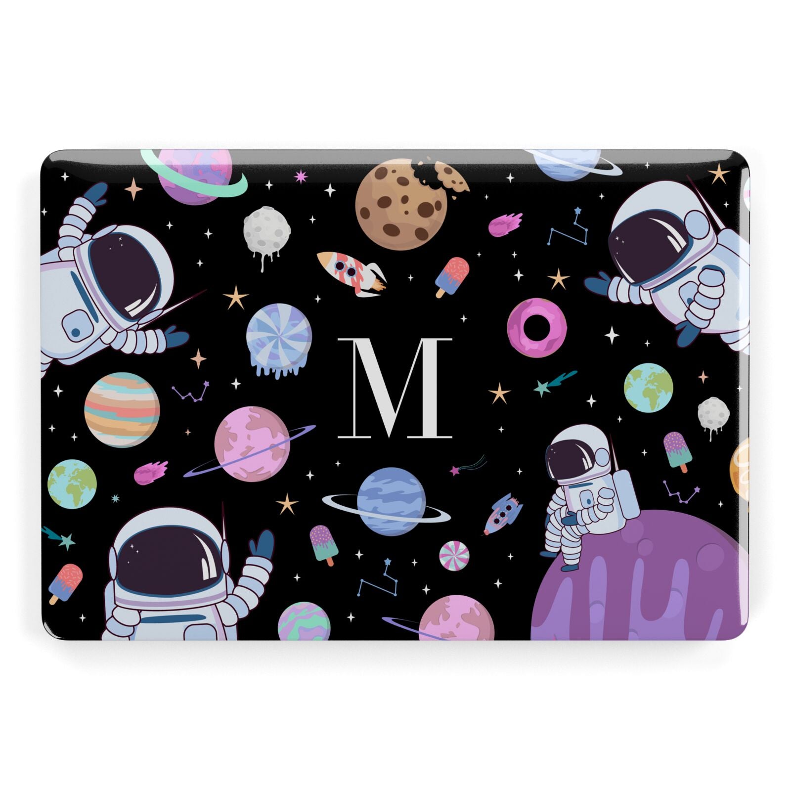 Initialled Candy Space Scene Apple MacBook Case