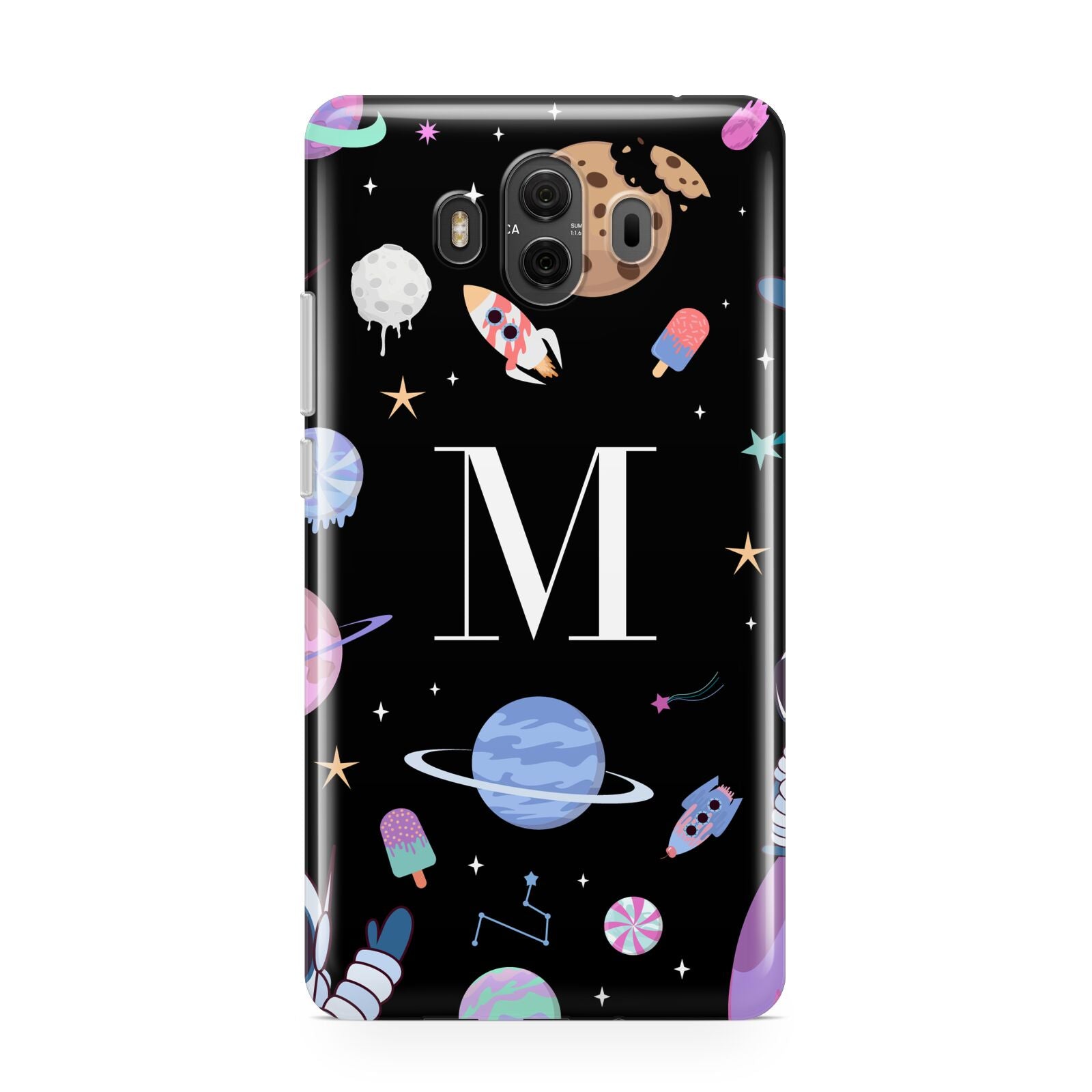 Initialled Candy Space Scene Huawei Mate 10 Protective Phone Case