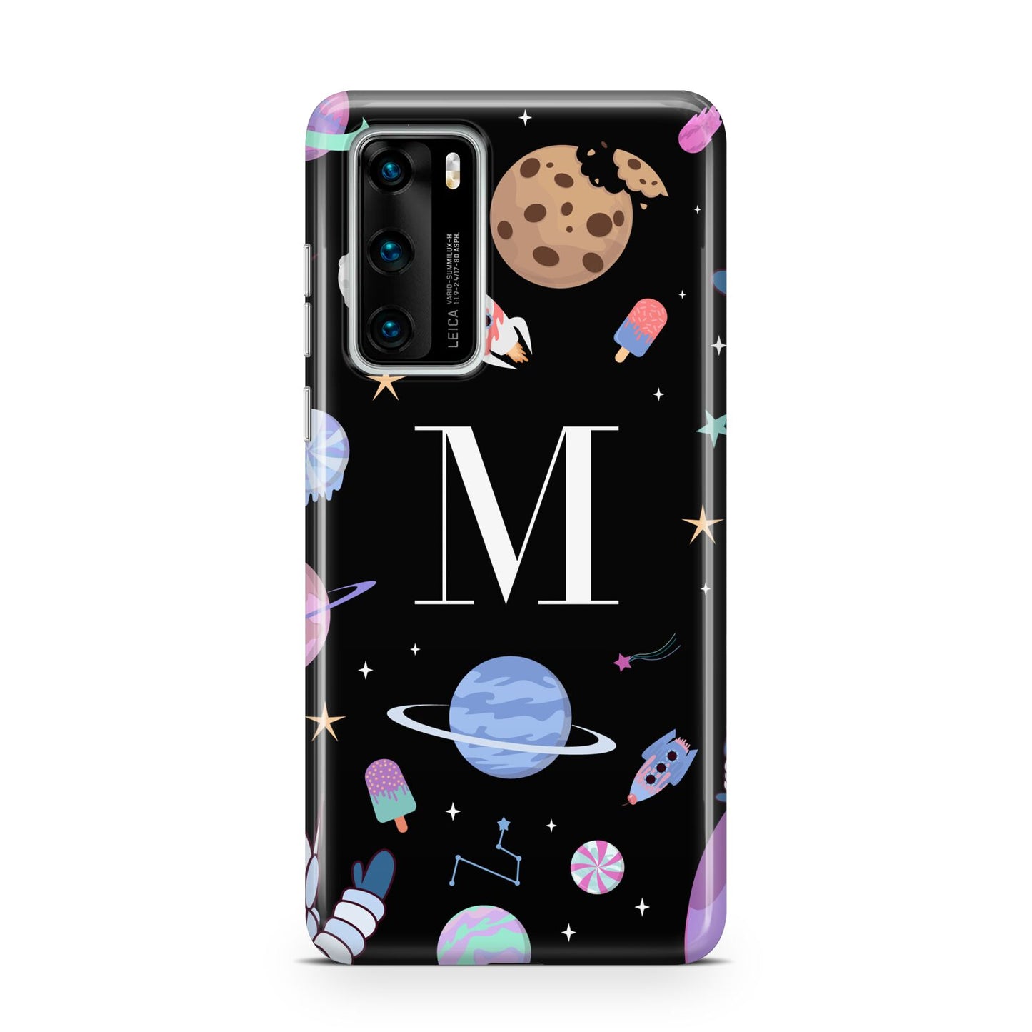 Initialled Candy Space Scene Huawei P40 Phone Case