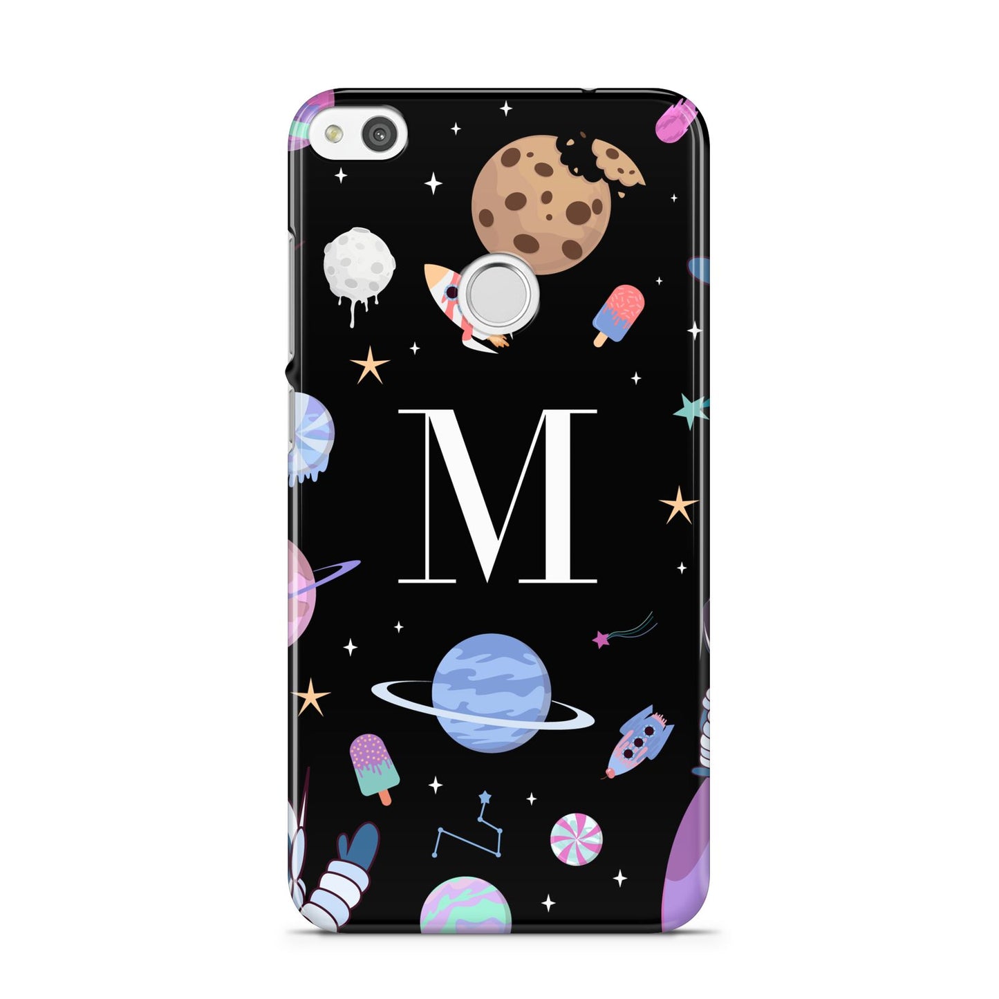 Initialled Candy Space Scene Huawei P8 Lite Case