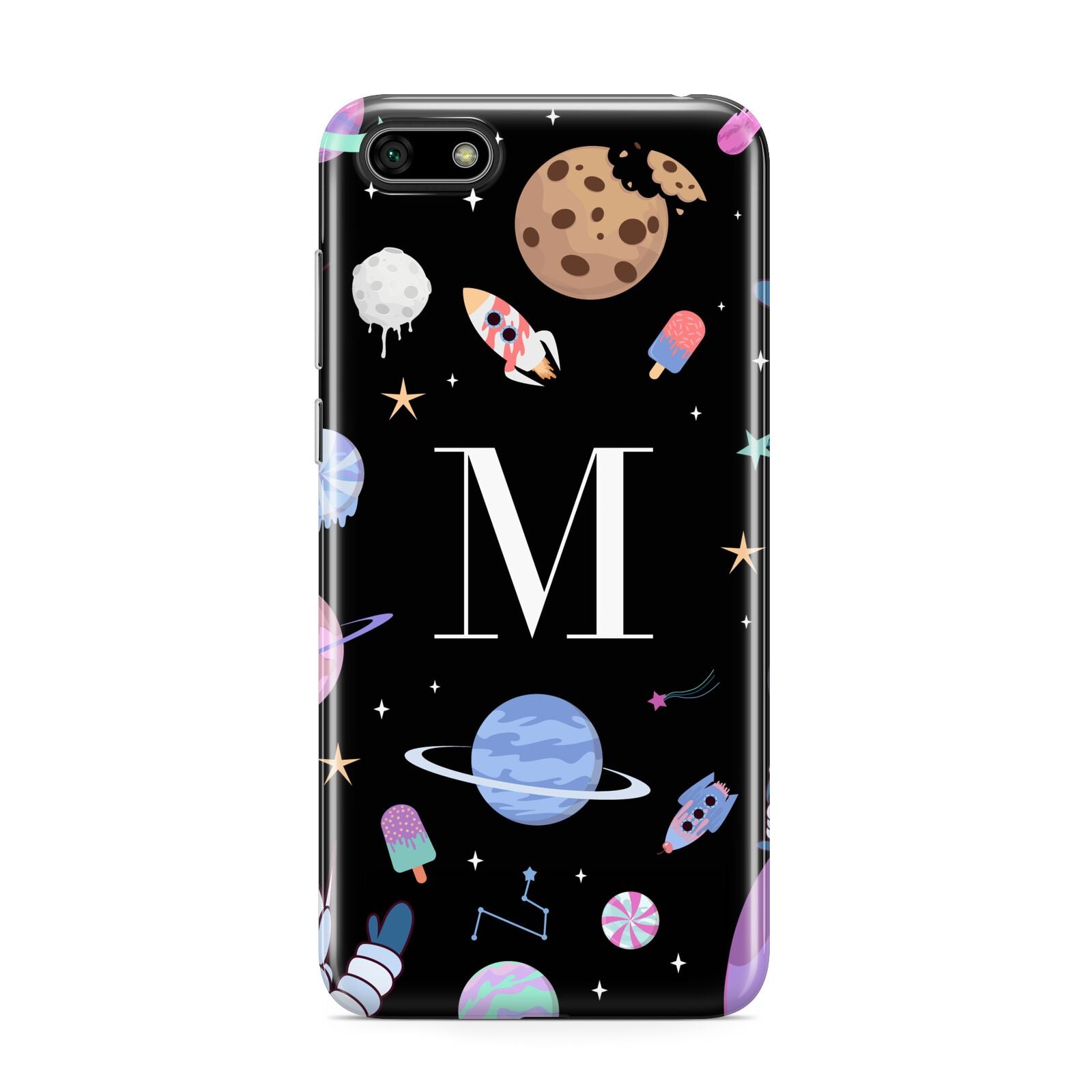 Initialled Candy Space Scene Huawei Y5 Prime 2018 Phone Case