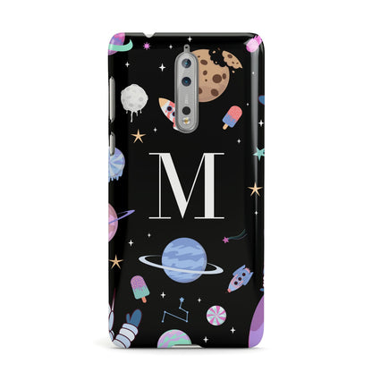 Initialled Candy Space Scene Nokia Case