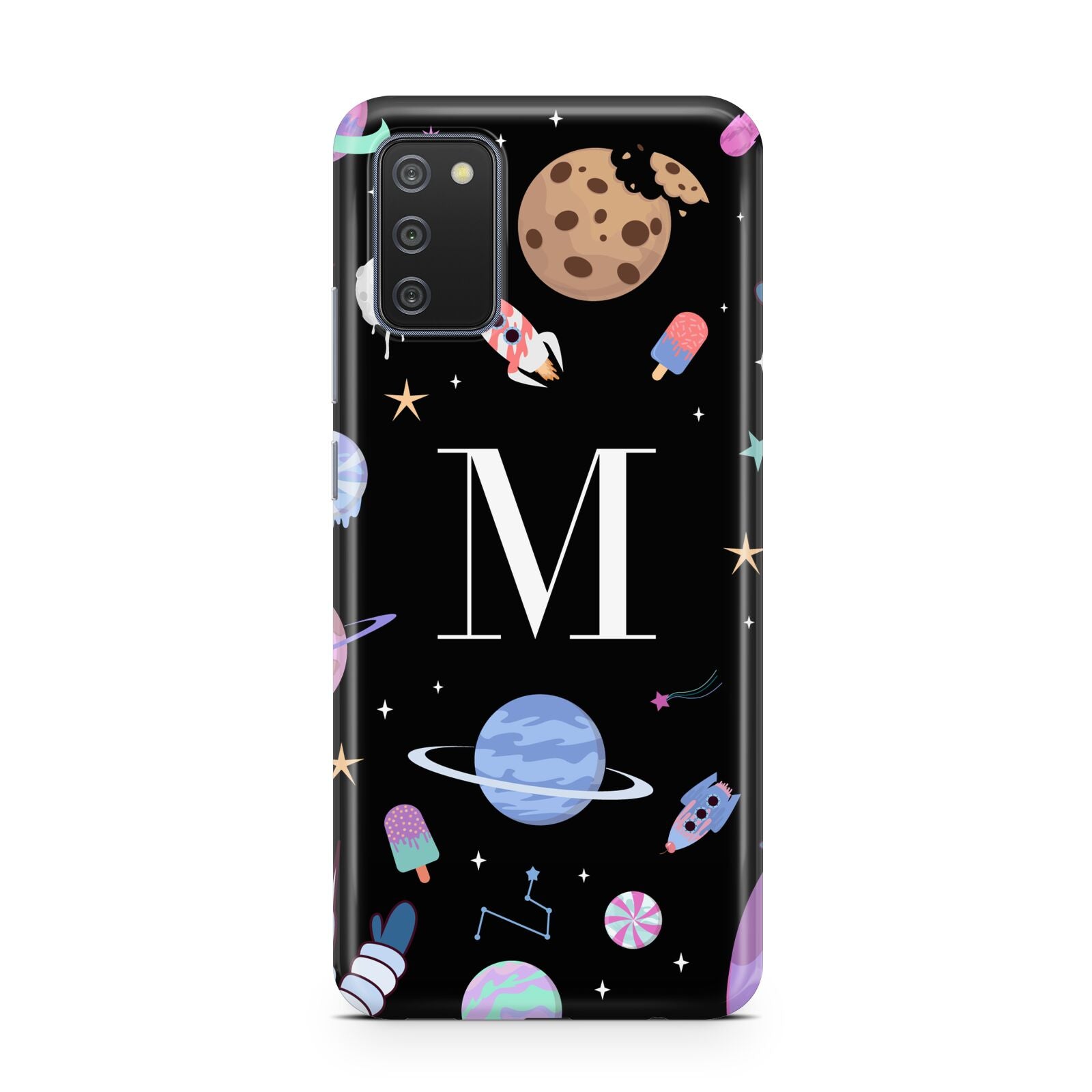 Initialled Candy Space Scene Samsung A02s Case