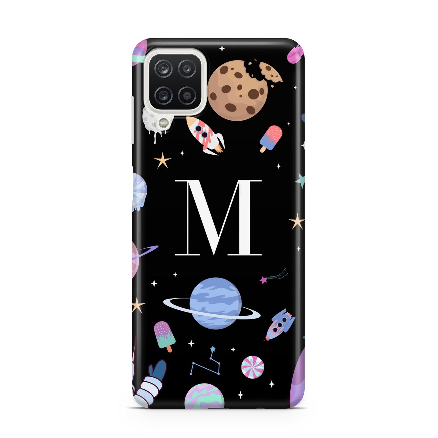 Initialled Candy Space Scene Samsung A12 Case