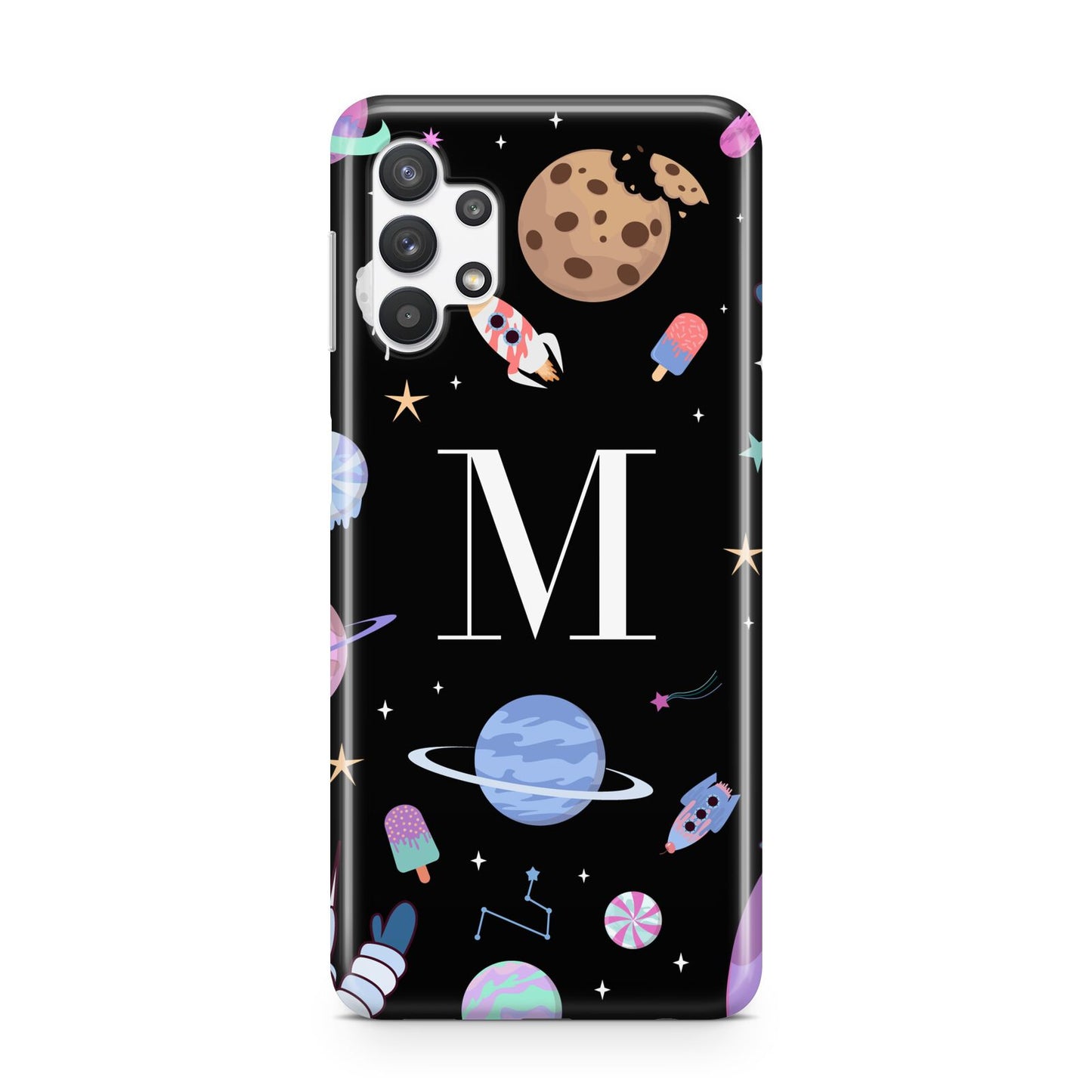 Initialled Candy Space Scene Samsung A32 5G Case