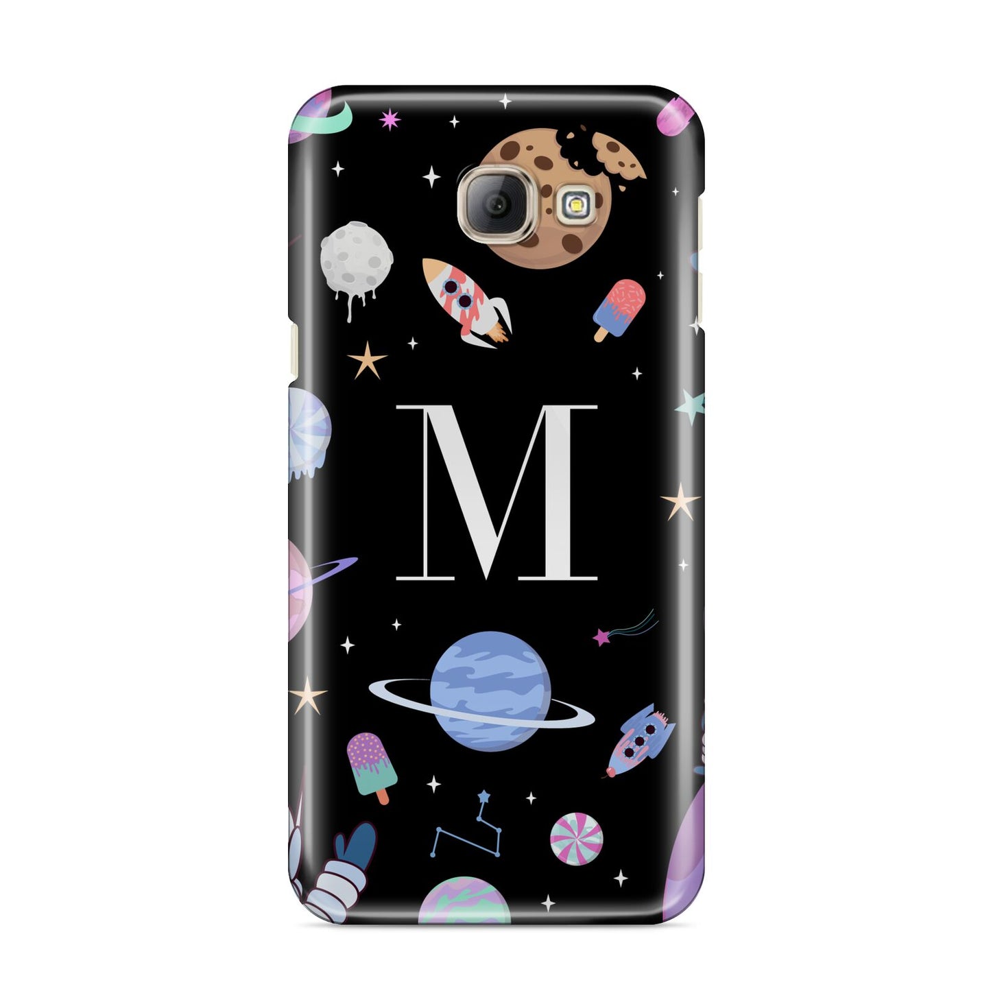 Initialled Candy Space Scene Samsung Galaxy A8 2016 Case