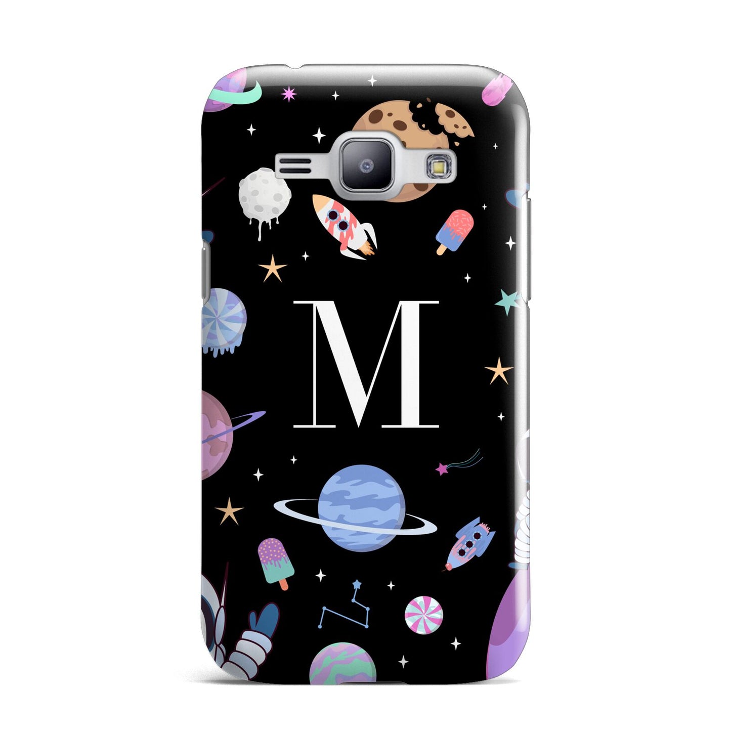 Initialled Candy Space Scene Samsung Galaxy J1 2015 Case