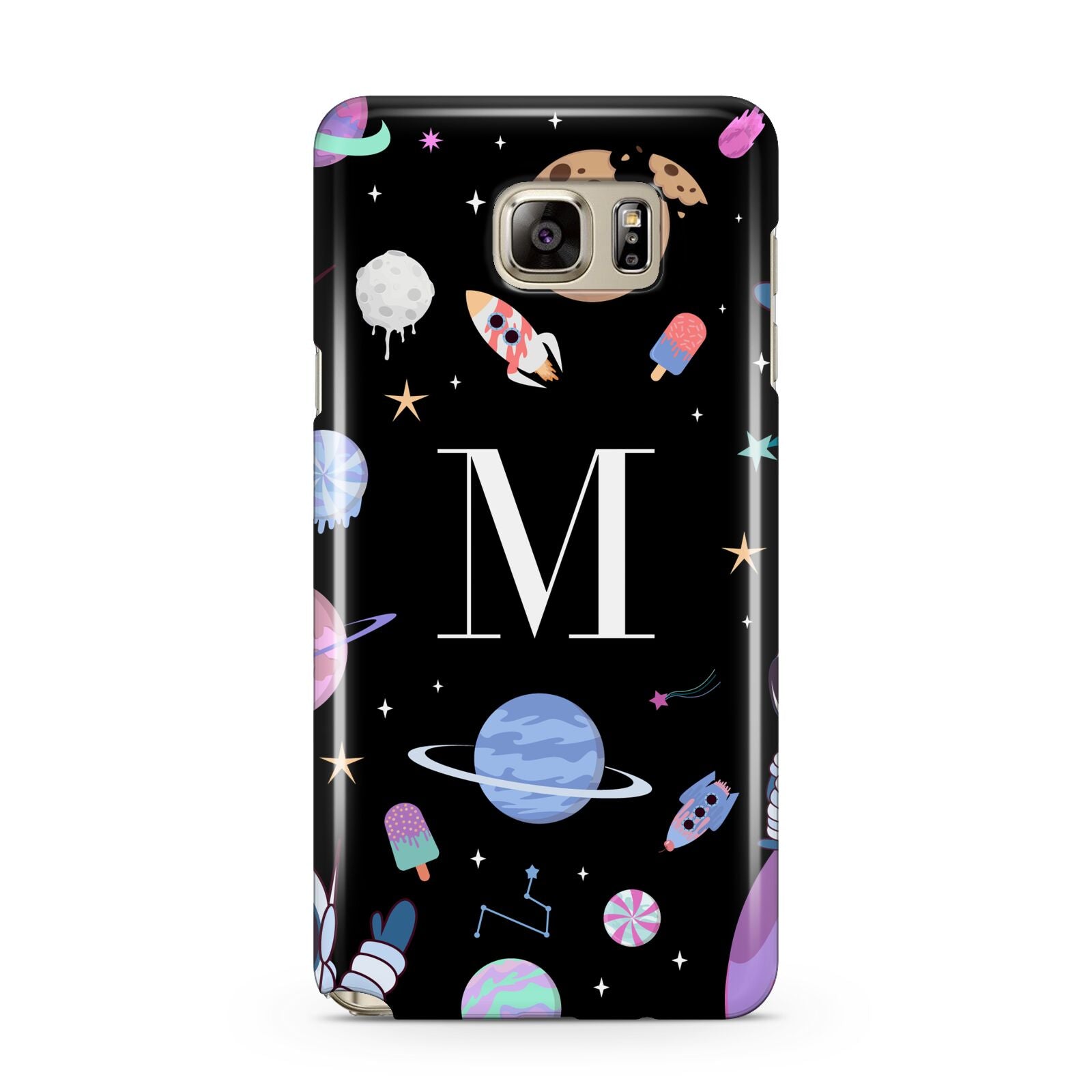 Initialled Candy Space Scene Samsung Galaxy Note 5 Case