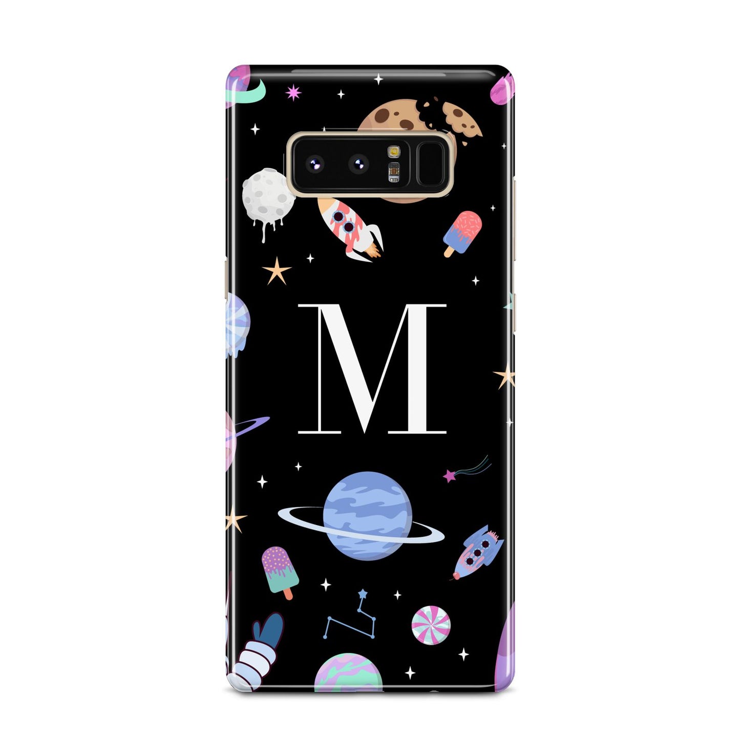 Initialled Candy Space Scene Samsung Galaxy Note 8 Case