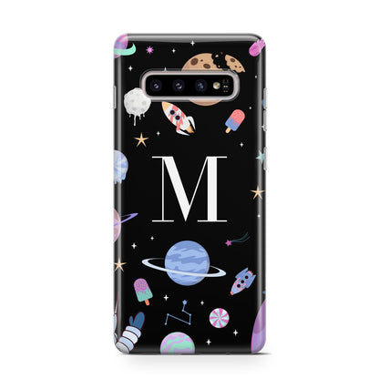 Initialled Candy Space Scene Samsung Galaxy S10 Case