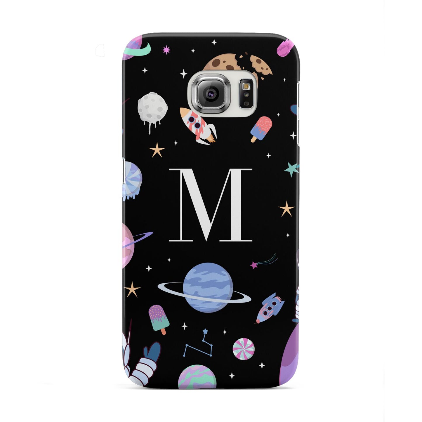 Initialled Candy Space Scene Samsung Galaxy S6 Edge Case