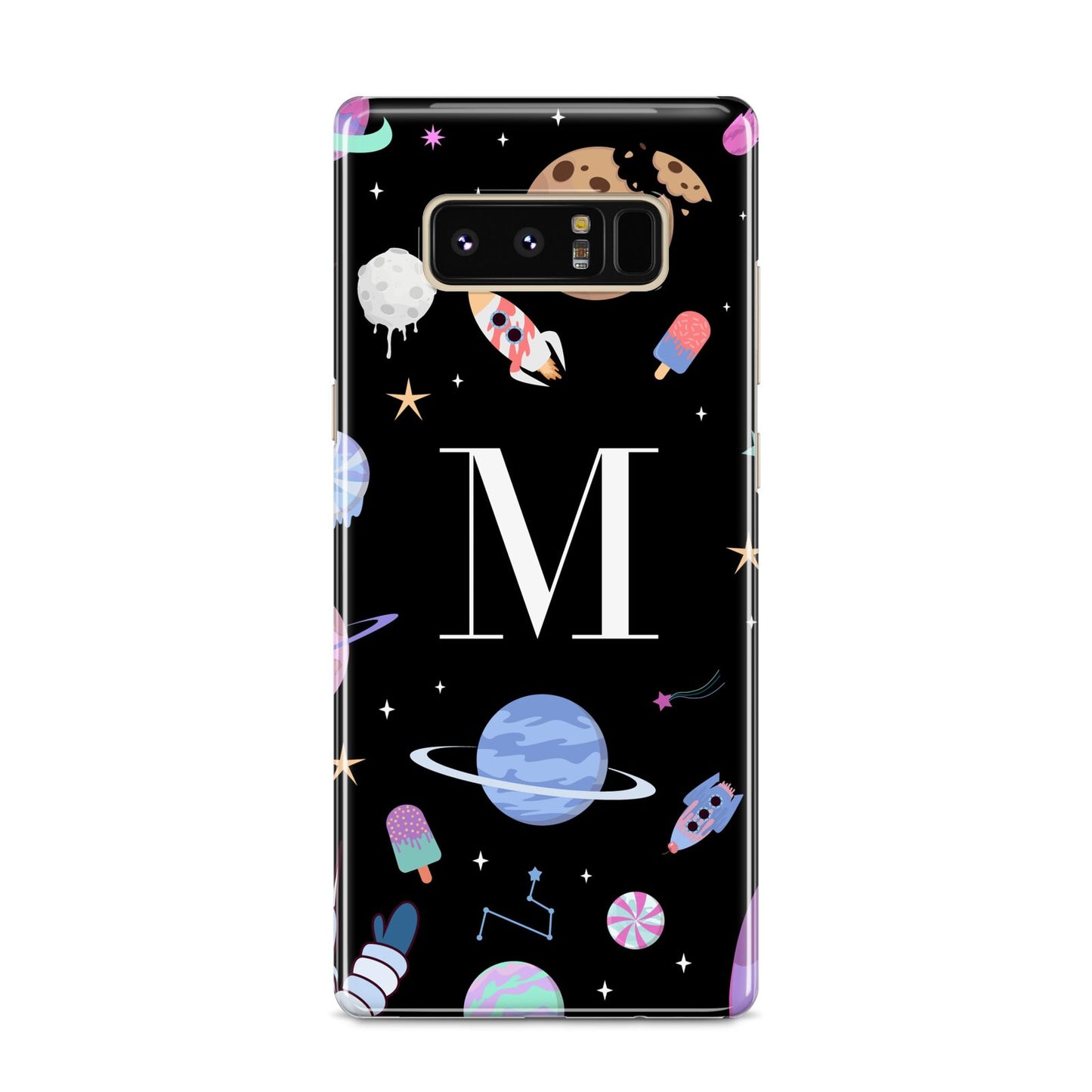 Initialled Candy Space Scene Samsung Galaxy S8 Case