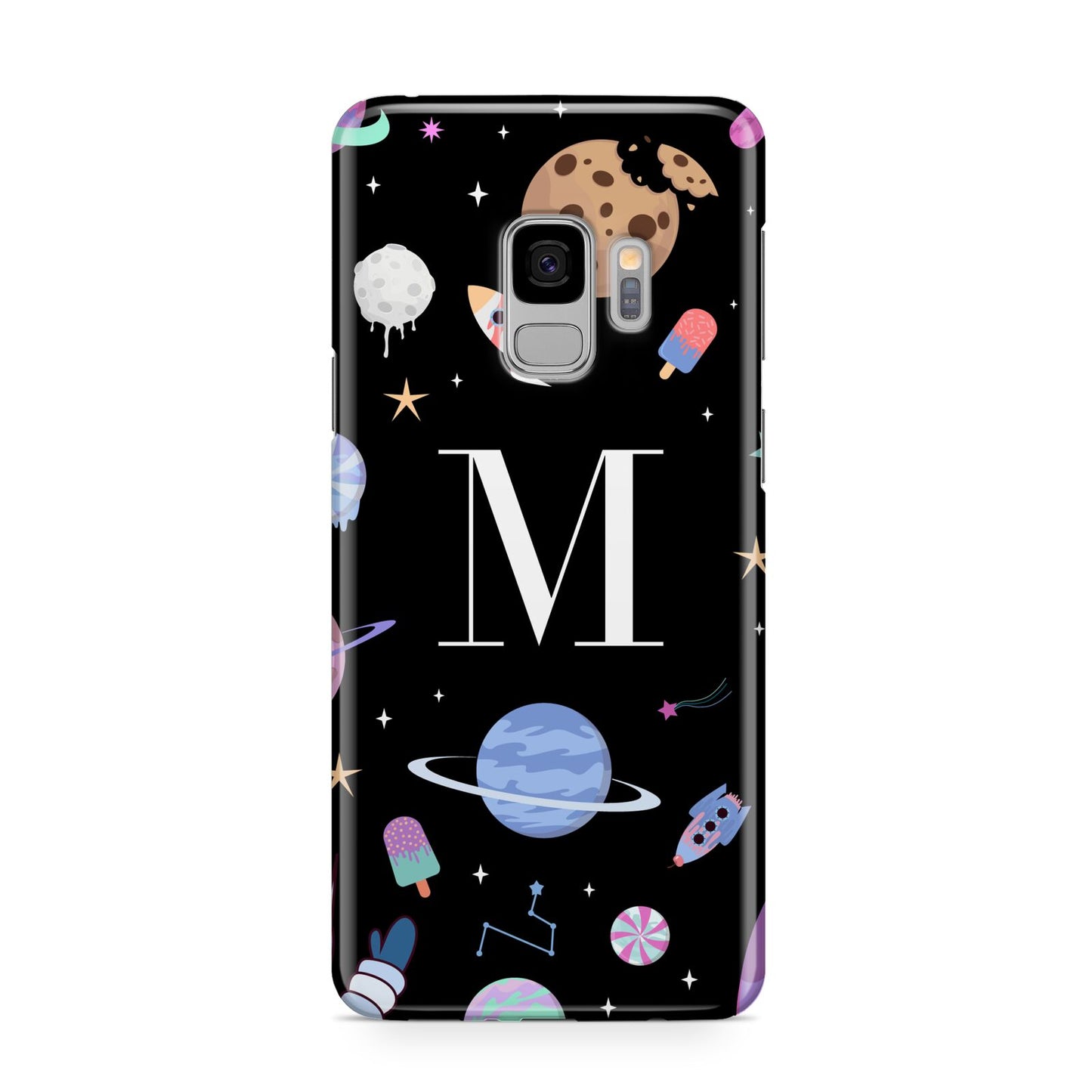 Initialled Candy Space Scene Samsung Galaxy S9 Case