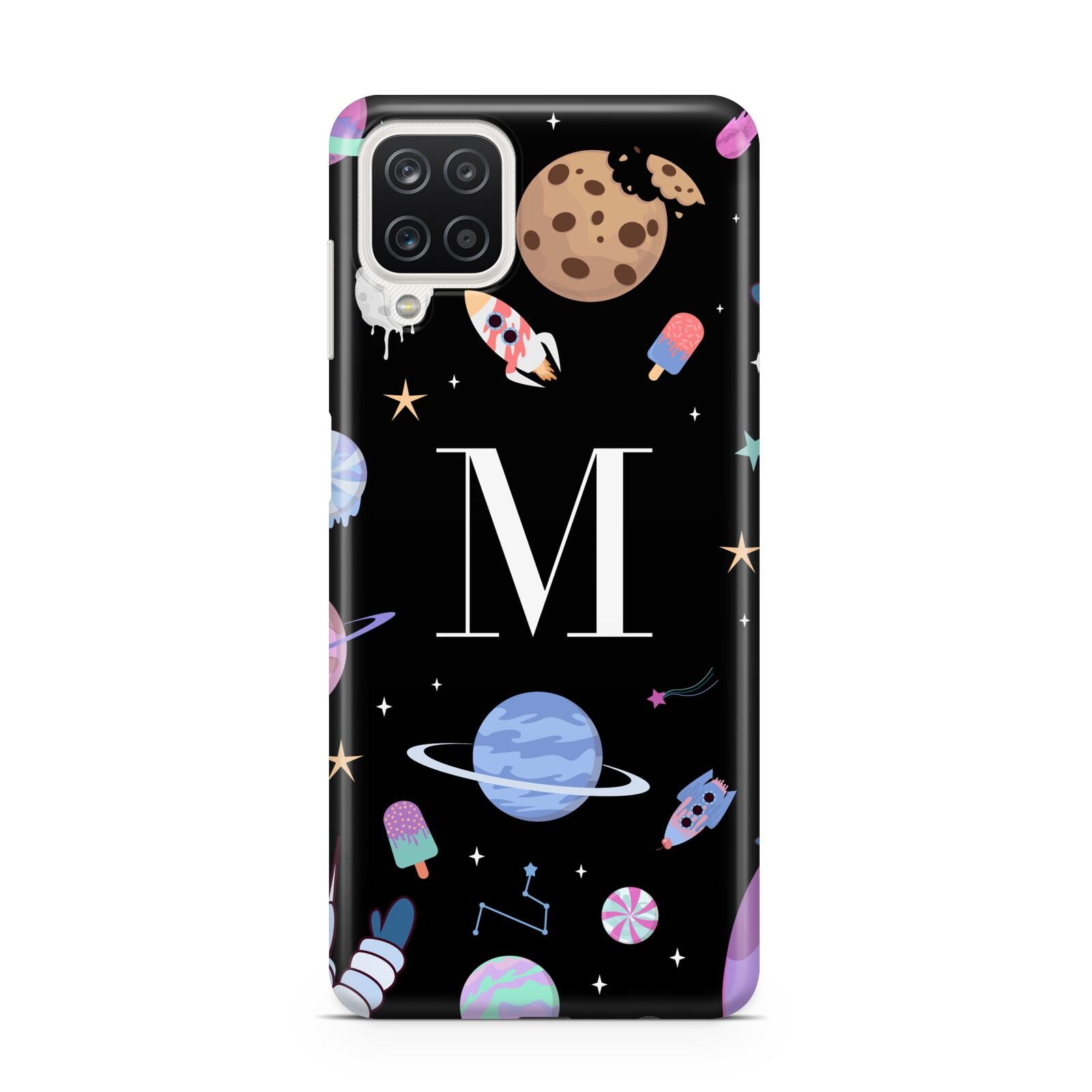 Initialled Candy Space Scene Samsung M12 Case